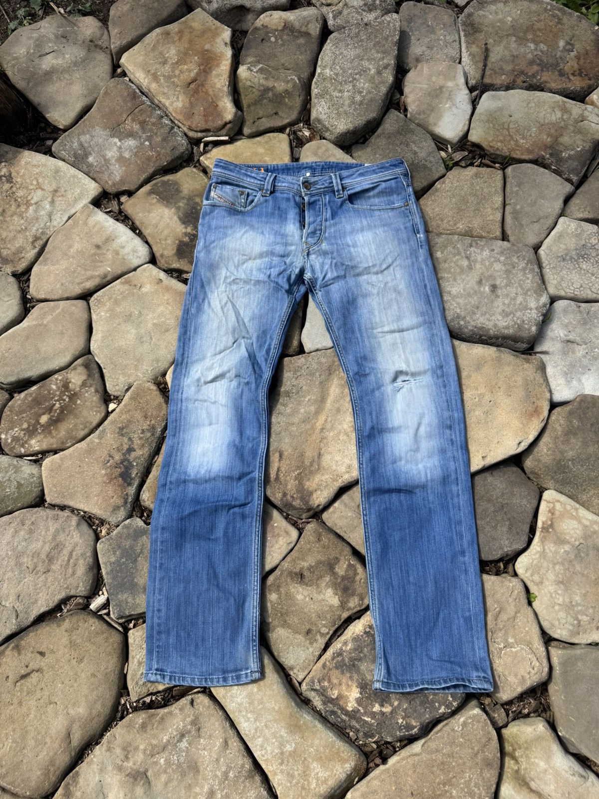 Diesel Vintage Diesel Larkee Diestressed Jeans pants Size US 32 / EU 48 - 1 Thumbnail