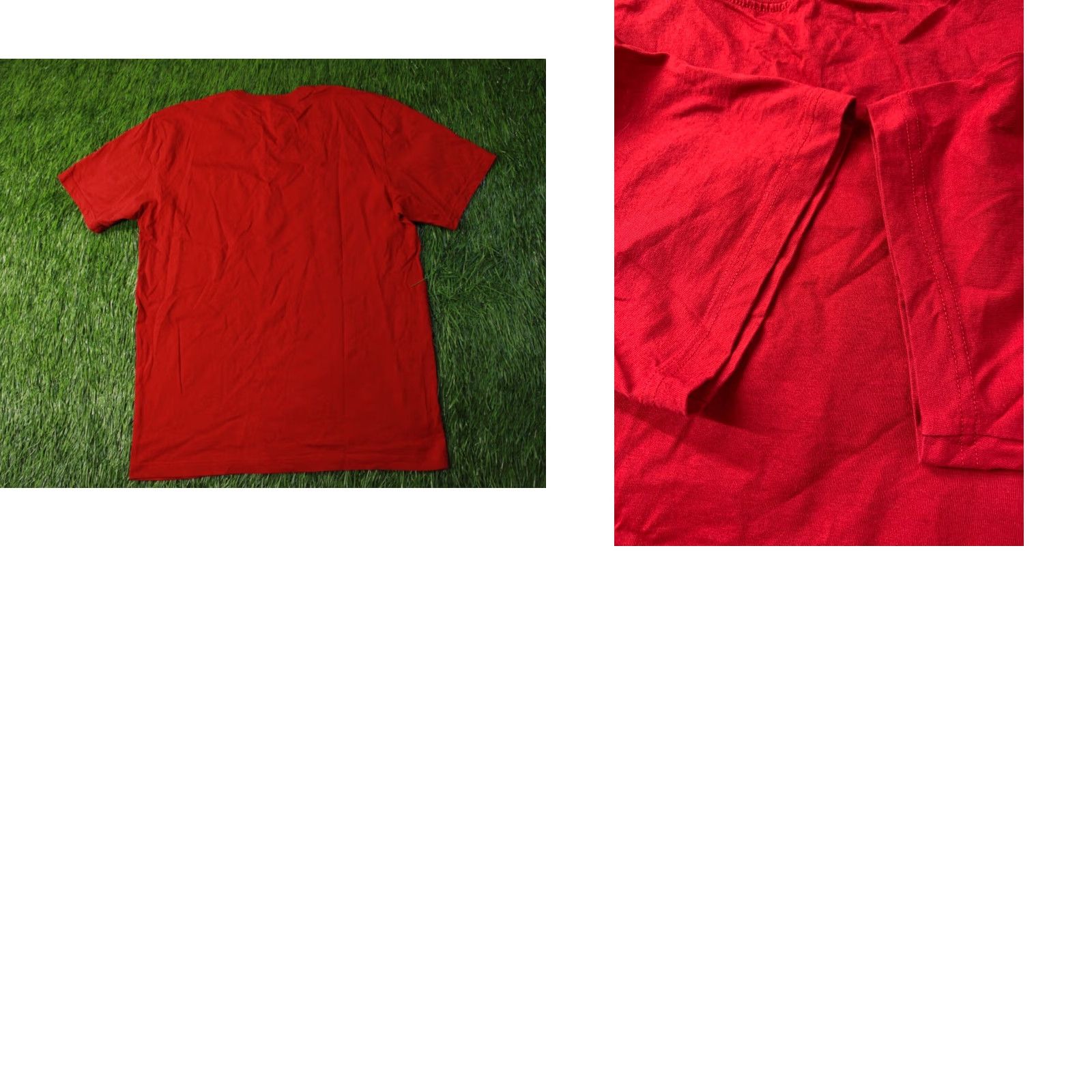 Nike Nike Shirt Mens T-Shirt Jersey Cotton Crew Neck Short Sleeve L Red Logo 70cm 52cm Size US L / EU 52-54 / 3 - 8 Thumbnail