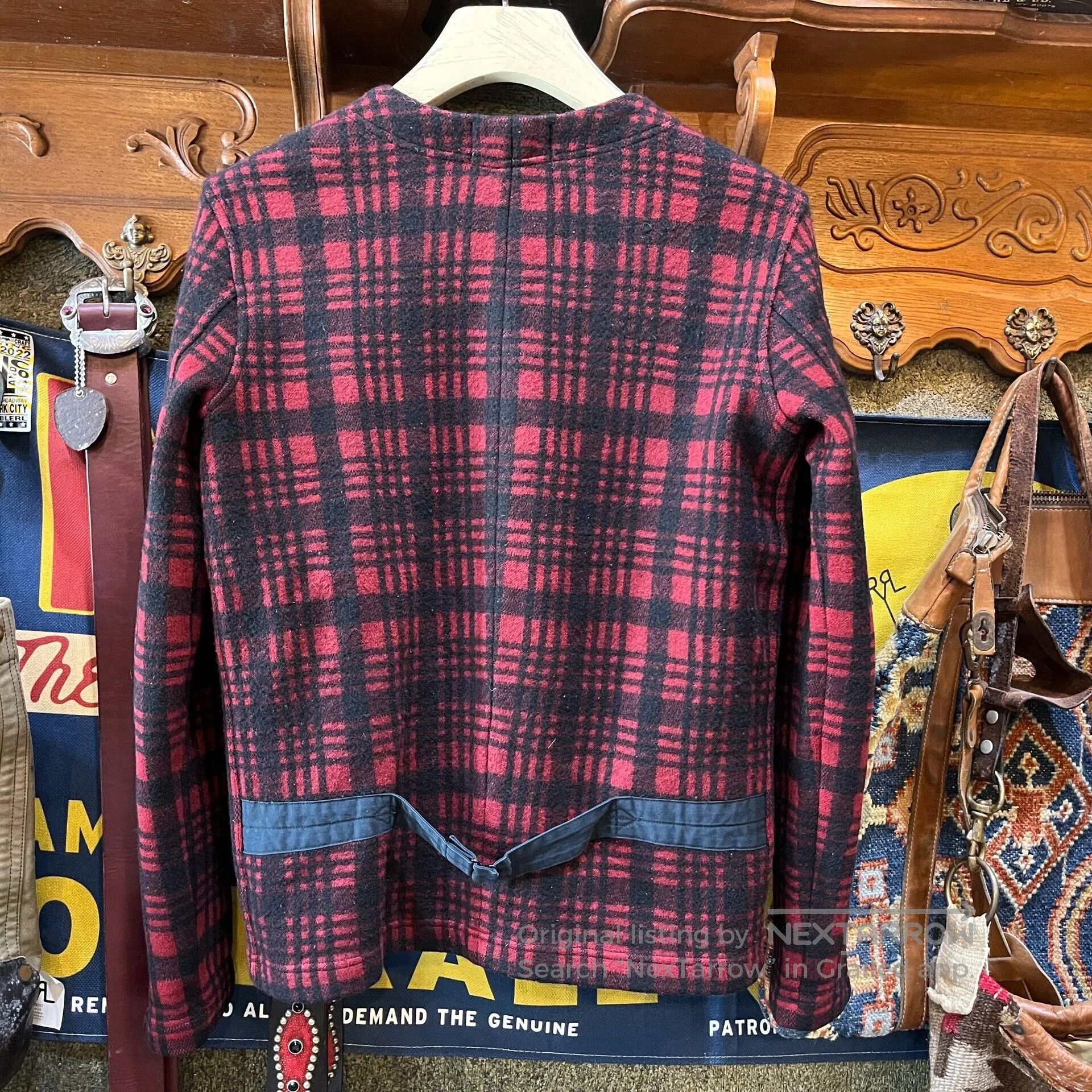 RRL Ralph Lauren RRL Collarless Wool Coat. Size US S / EU 44-46 / 1 - 2 Thumbnail