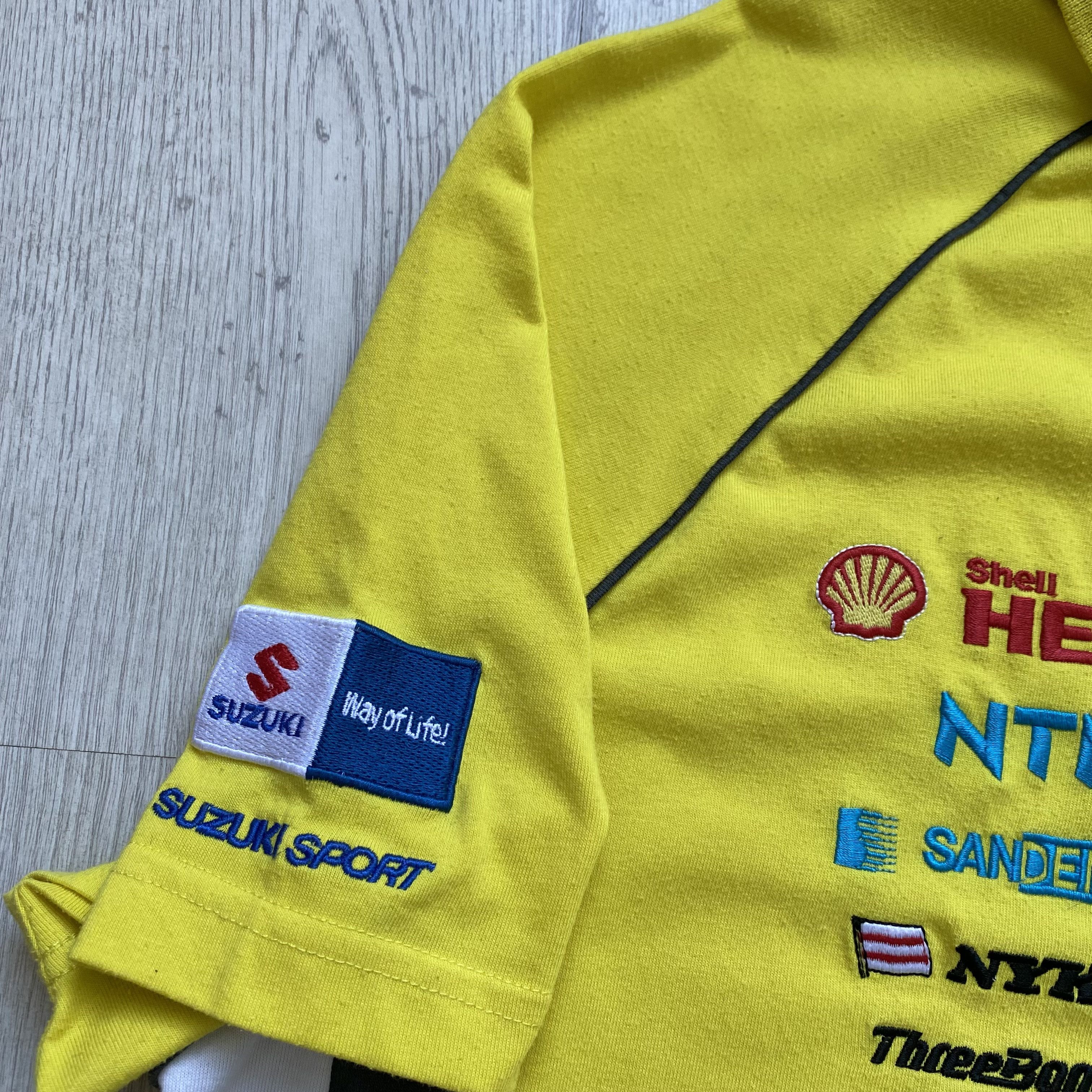 Yamaha 🏍 Suzuki sport rally team polo motosport honda monster tee Size US L / EU 52-54 / 3 - 7 Thumbnail