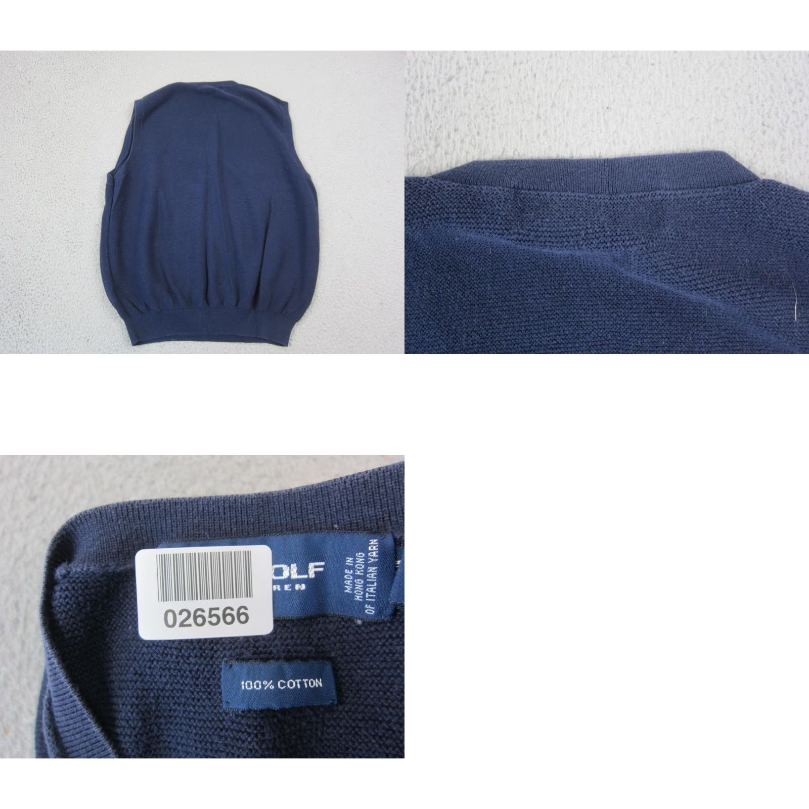 Polo Ralph Lauren Polo Ralph Lauren Vest Sweater Mens Large Blue Knit V-Neck Golf 90s Vintage Polo Ralph Lauren Vest Mens L Blue Knit V-Neck Golf 90s Vintage Size US L / EU 52-54 / 3 - 8 Thumbnail
