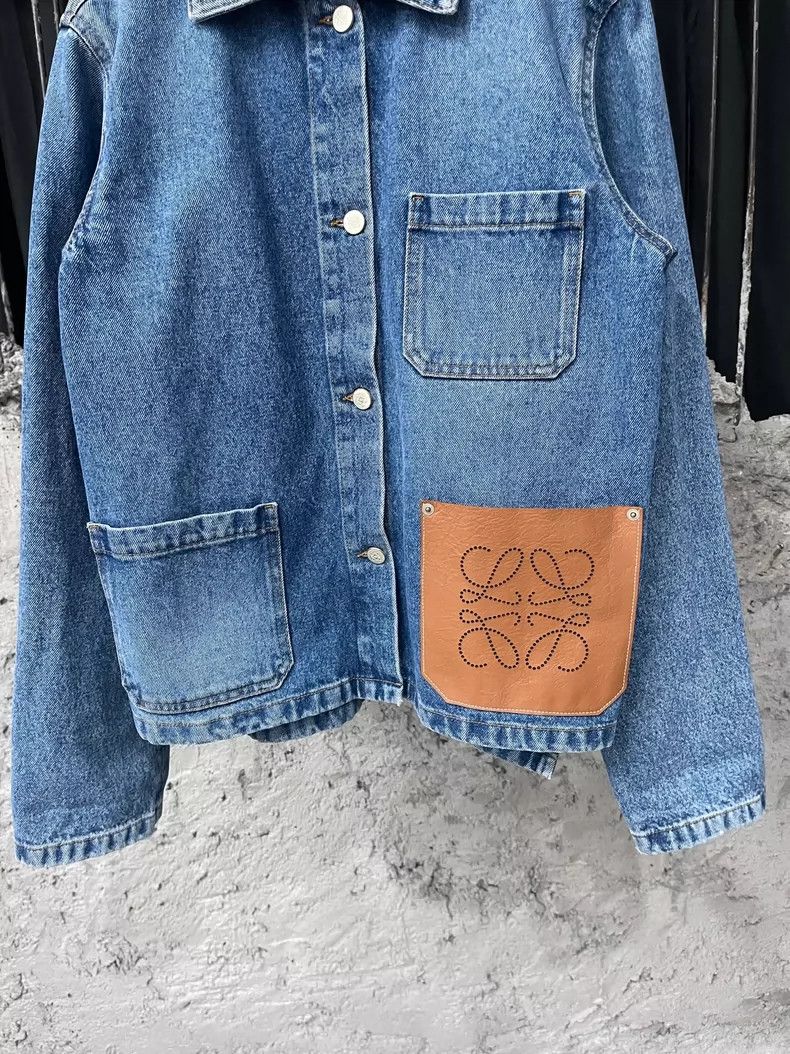 Loewe LOEWE Cowboy leather jacket Size XXS / US 00 / IT 34 - 4 Thumbnail