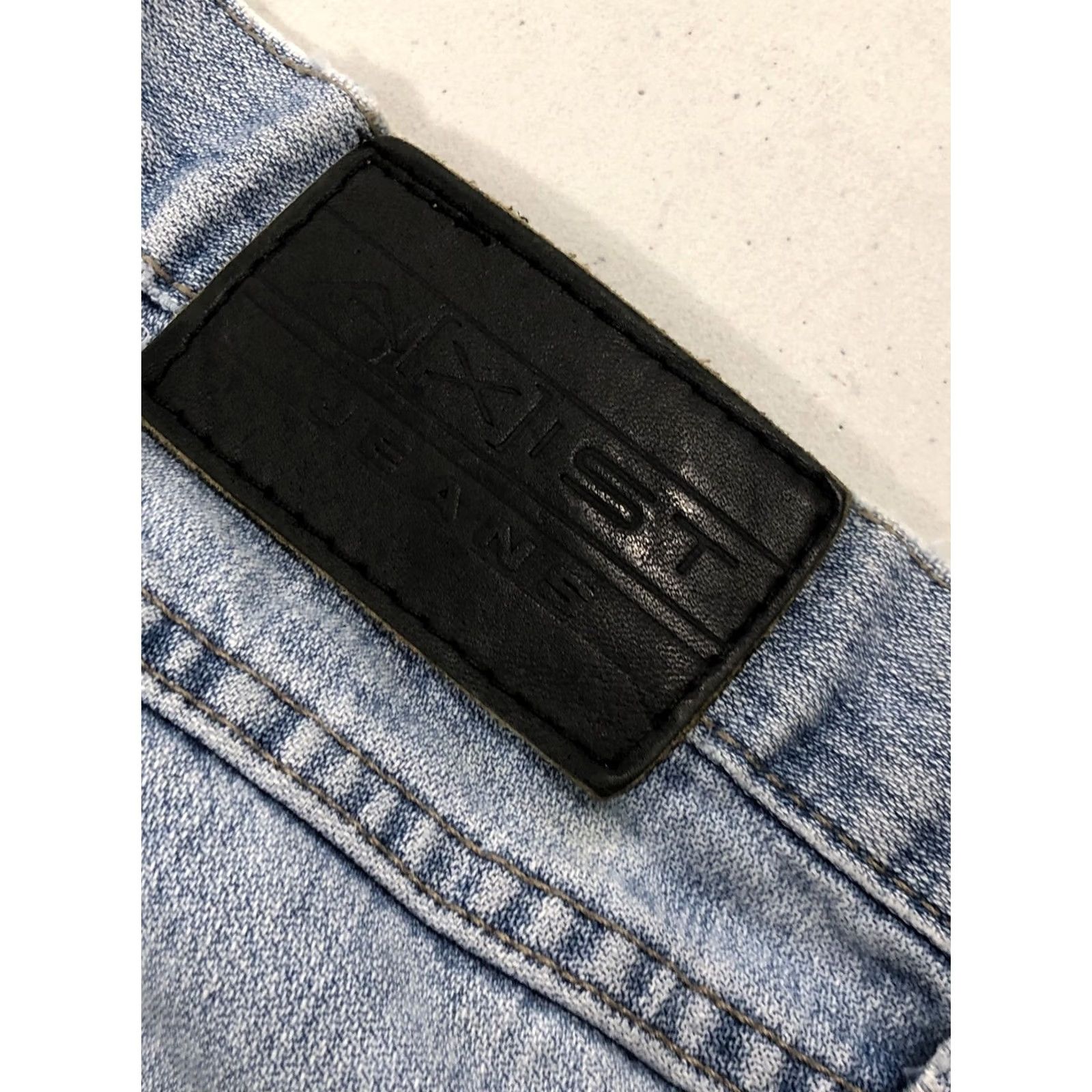 Vintage Axist Jeans Size 38x27 Regular Denim Cotton Blue Logo mens Straight 27 Inseam Preowned Size US 38 / EU 54 - 2 Thumbnail