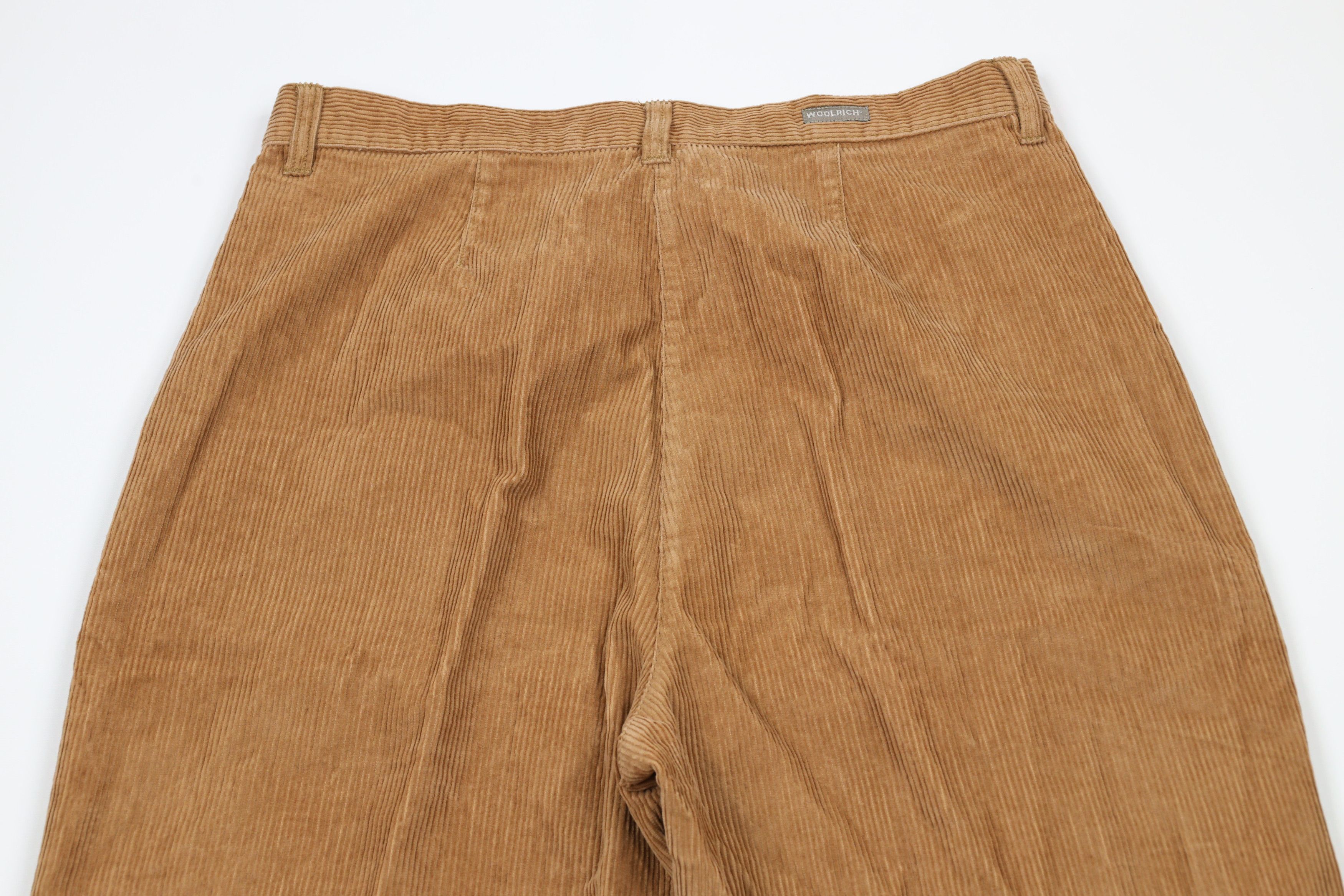 Vintage × Woolrich Woolen Mills Vintage 90s Woolrich Tapered Leg Corduroy Chino Pants Brown Size 36" / US 14 / IT 50 - 8 Thumbnail