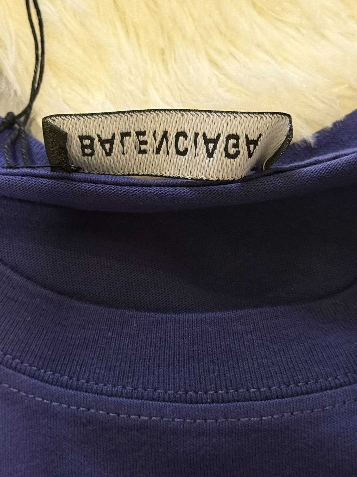 Balenciaga Balenciaga deep blue t shirt Size US XS / EU 42 / 0 - 5 Thumbnail