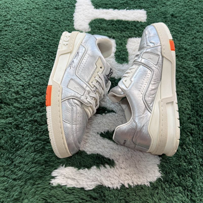 Louis Vuitton Louis Vuitton Metallic Trainers Low-Top Sneakers - Size US 10 / EU 43 - 8 Thumbnail
