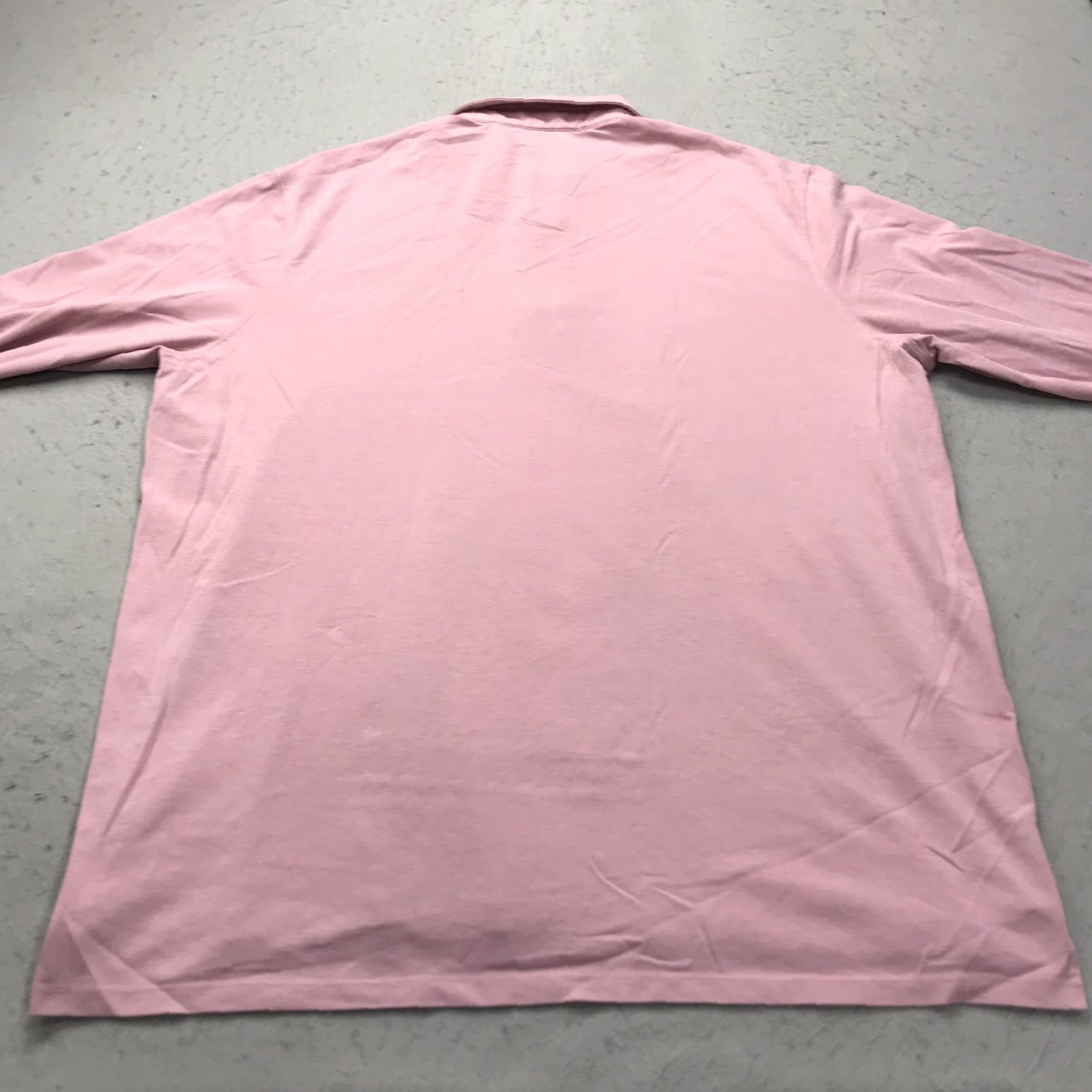 Vintage Greyson Polo Shirt Mens 2XL Pink Cotton Blend Long Sleeve Golf Preppy Logo 2000s Mens Polo Size US XXL / EU 58 / 5 - 6 Thumbnail