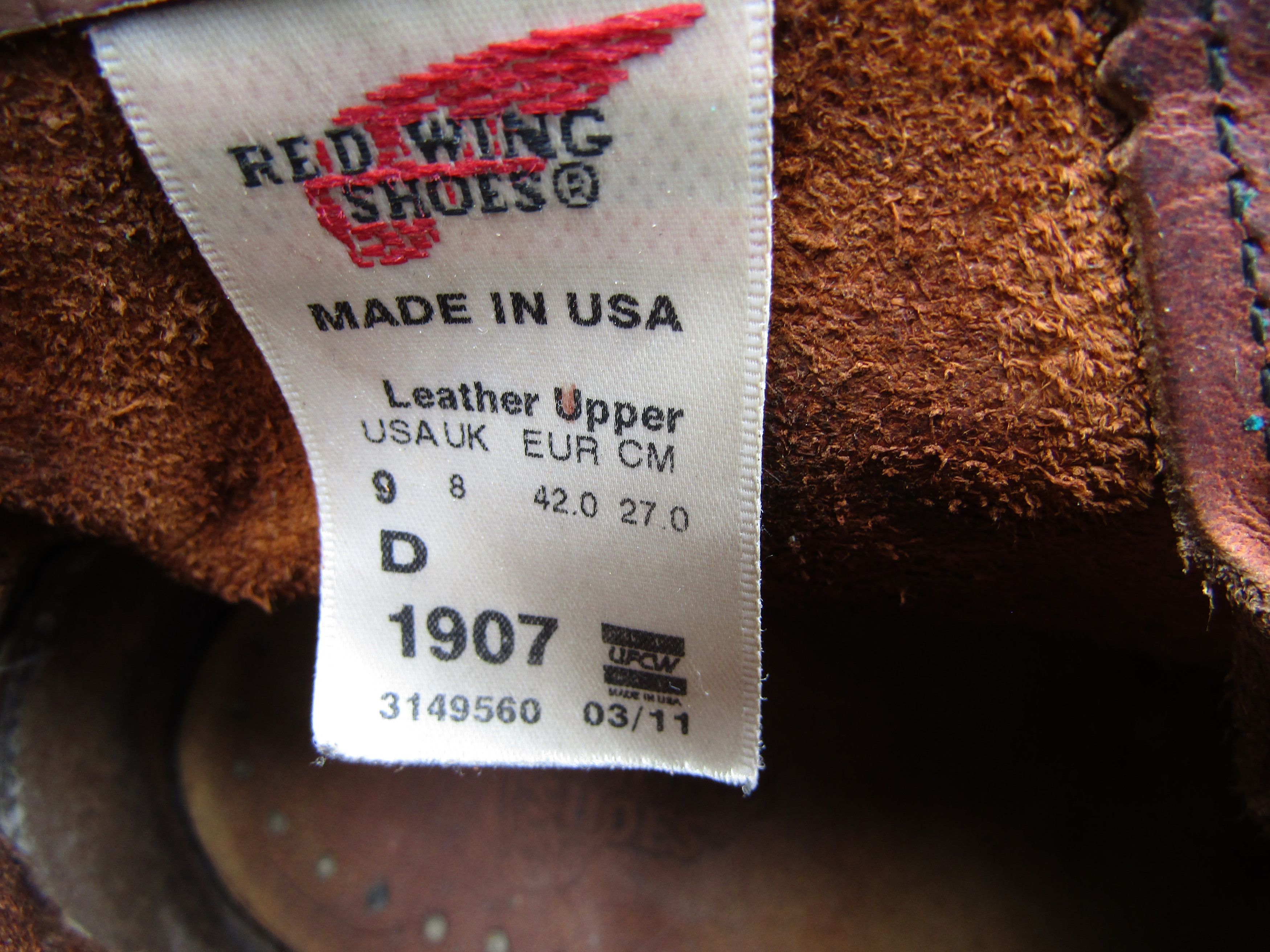 Red Wing Red Wing Heritage Classic 6 inch Moc Toe1907 Copper Rough Size US 9 / EU 42 - 2 Thumbnail