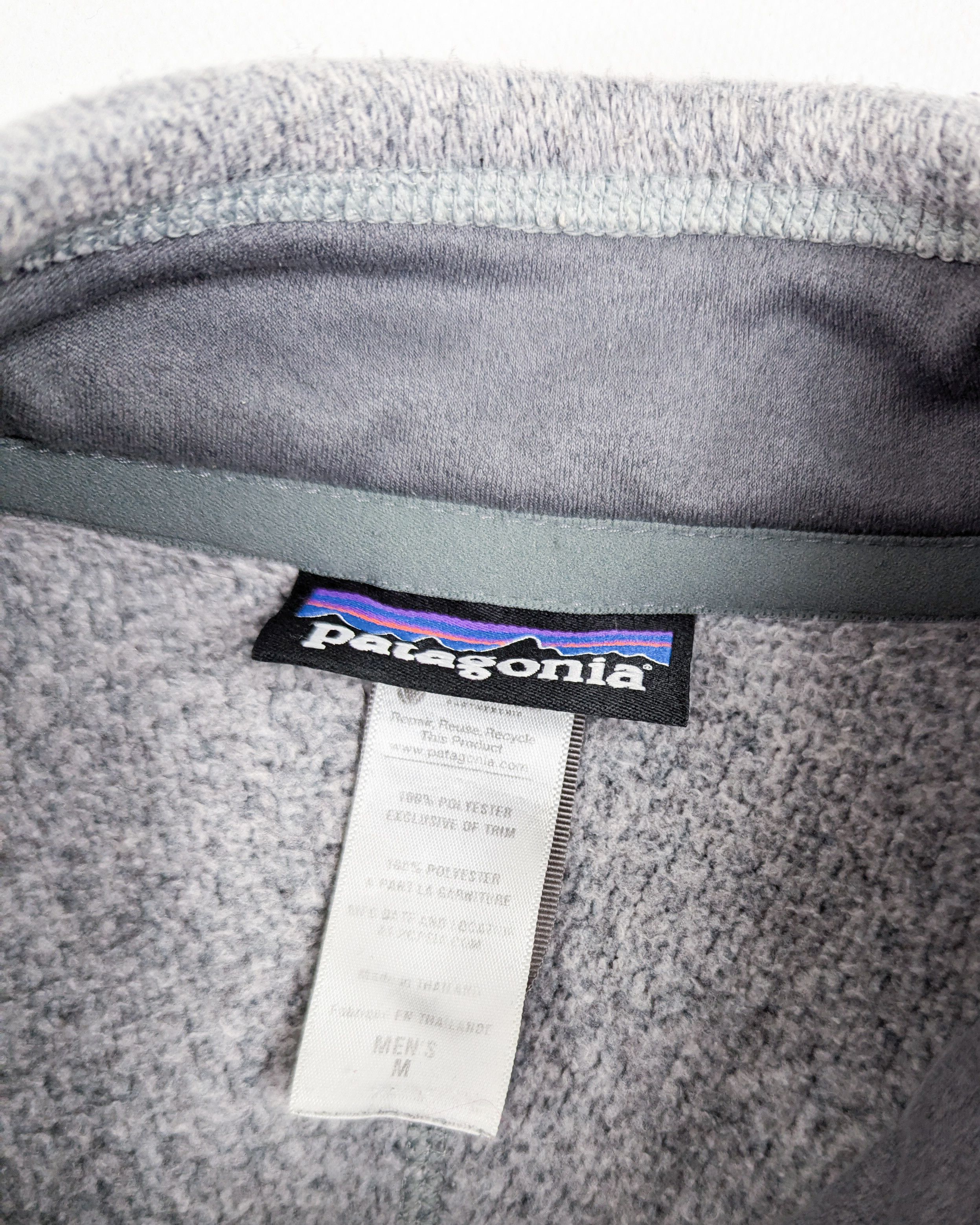 Patagonia Patagonia grey fleece zip sweatshirt M Size US M / EU 48-50 / 2 - 3 Thumbnail