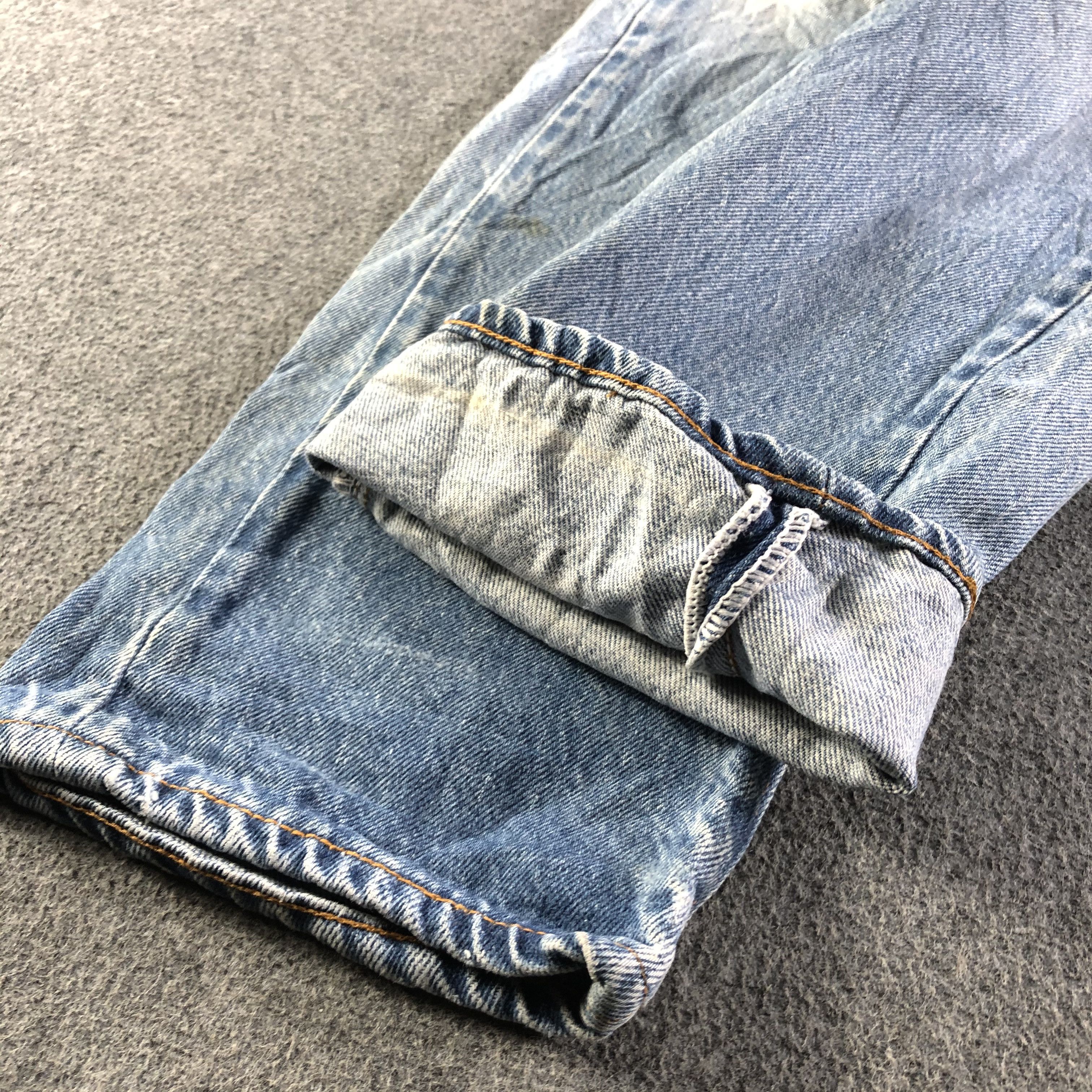 Levi's Vintage 90s Distressed Levis 501 Jeans-J4536 Size US 26 / EU 42 - 6 Thumbnail