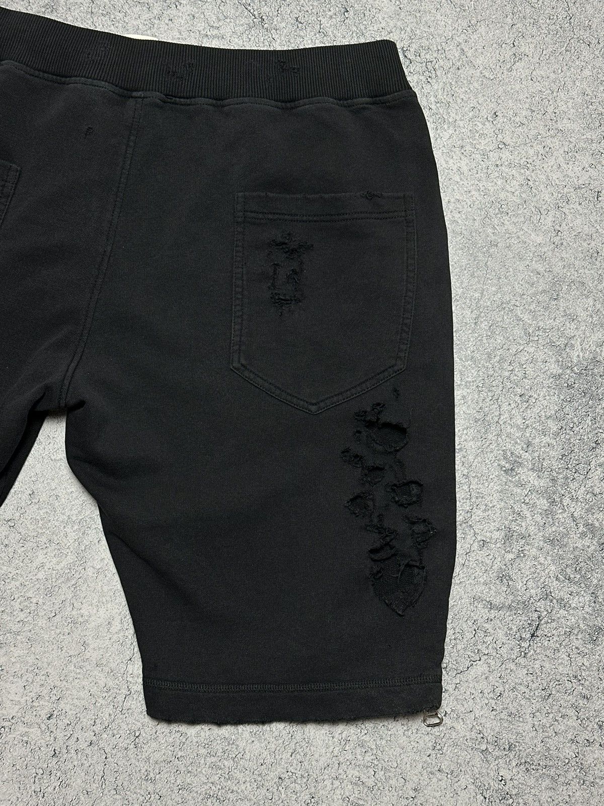 Pierre Balmain Pierre Balmain Distressed Zip Shorts Size US 34 / EU 50 - 9 Thumbnail