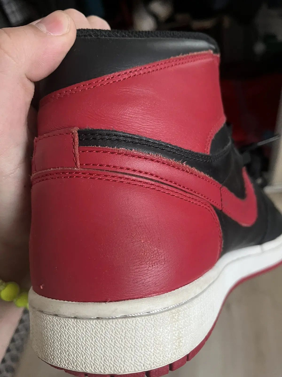 Jordan Brand Jordan 1 Bred Retro High OG2 Size US 13 / EU 46 - 9 Thumbnail