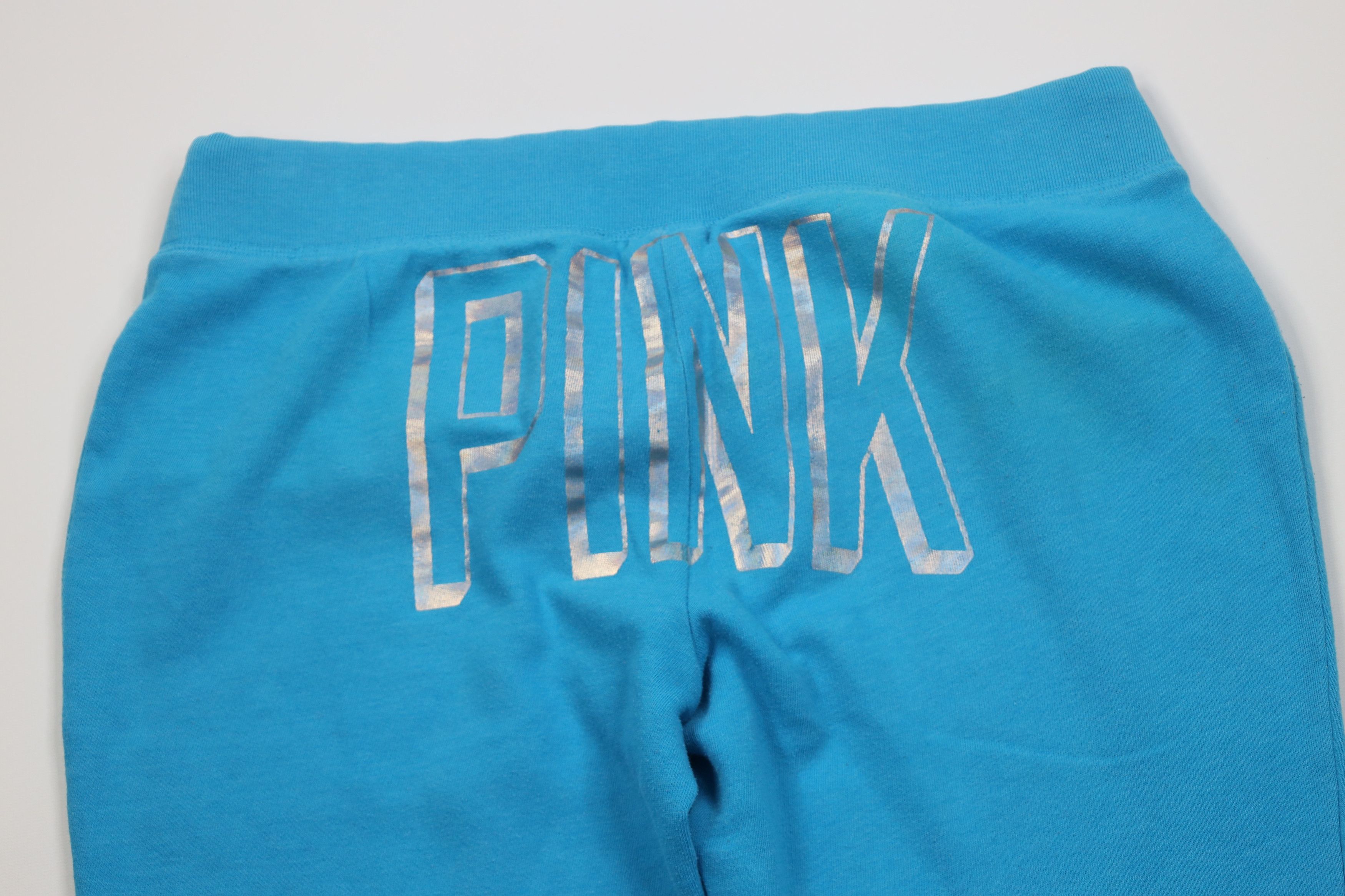 Victoria's Secret Vintage Y2K Pink Victoria's Secret Wide Leg Sweatpants Blue Size 34" / US 12 / IT 48 - 11 Thumbnail