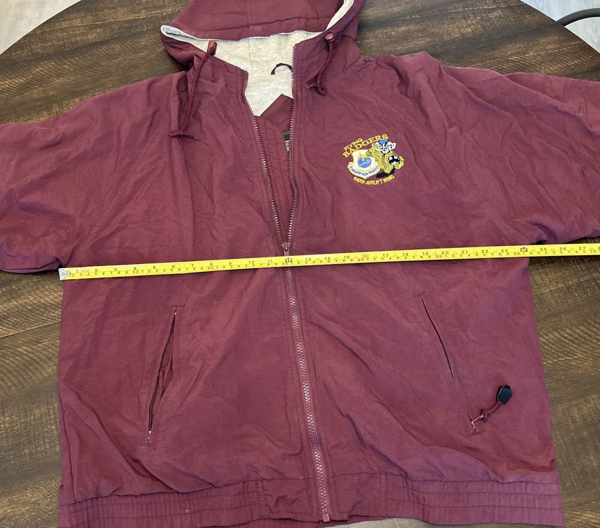 Weatherproof Weatherproof Men’s Maroon Flying Badgers-Hooded-Sz Med Size US M / EU 48-50 / 2 - 5 Thumbnail