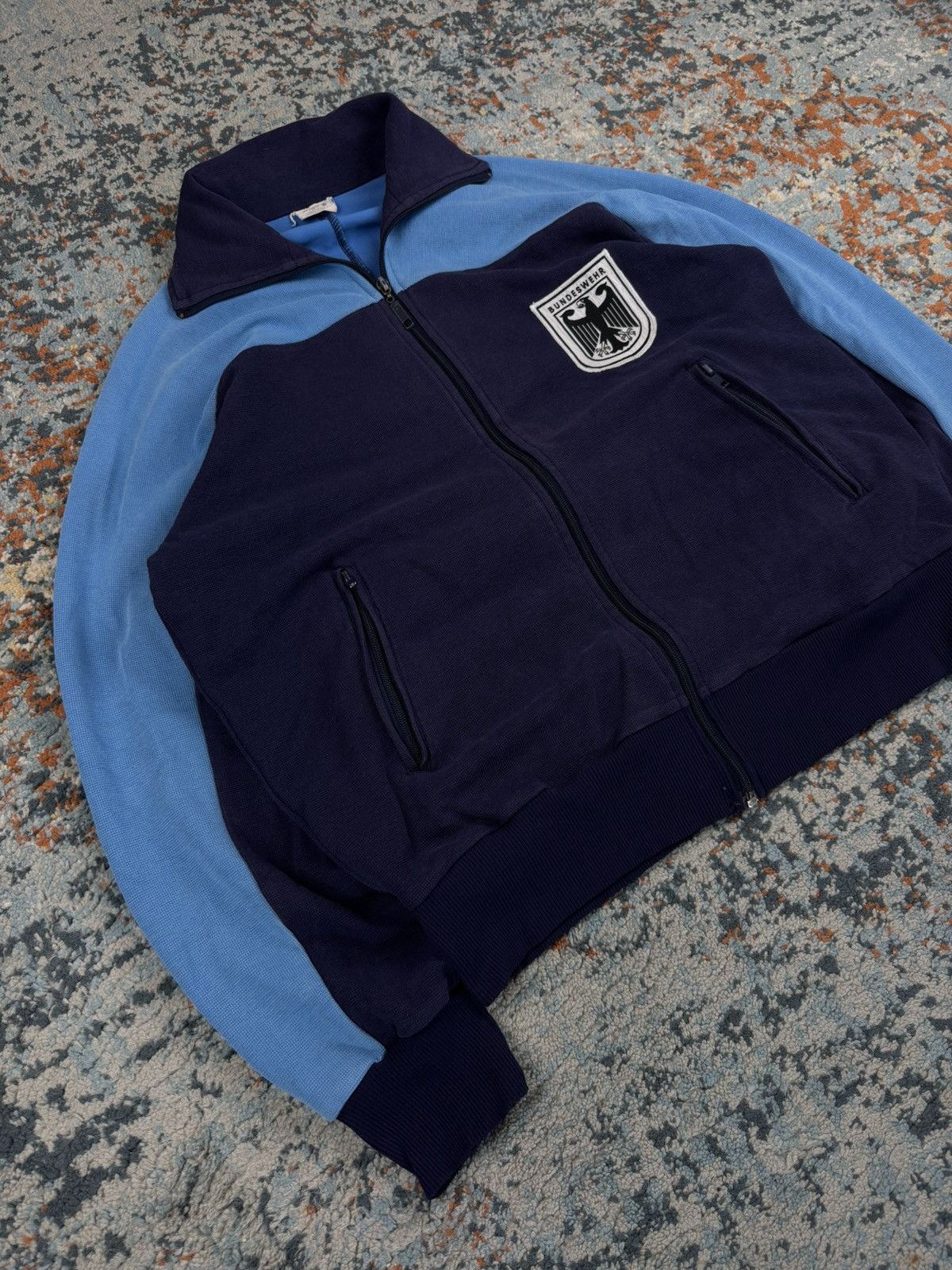 Vintage Vintage 70s Bundeswehr german army track jacket archival 80s Size US M / EU 48-50 / 2 - 2 Thumbnail