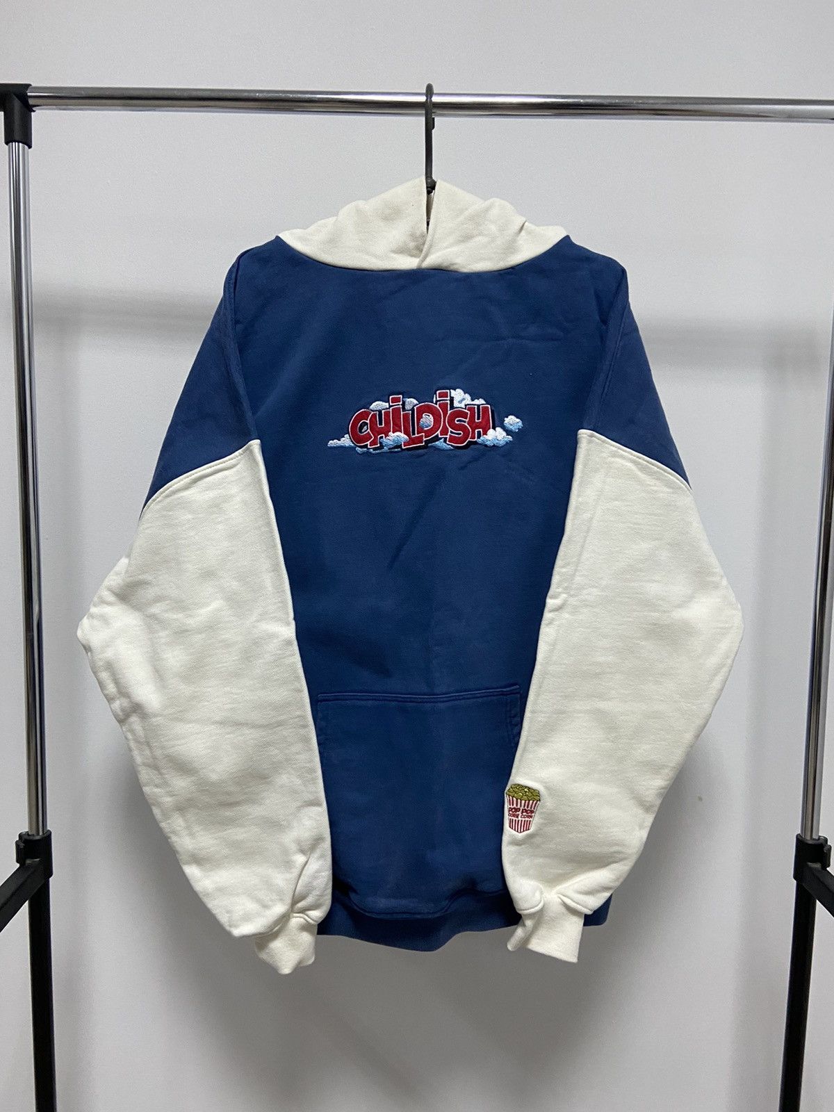 Japanese Brand × Vintage Childish Hoodie Big Logo Vintage Print Skateboarding Y2k Sk8 Size US XL / EU 56 / 4 - 2 Thumbnail