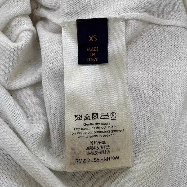 Louis Vuitton Louis Vuitton White knit logo short sleeve Size XS / US 0-2 / IT 36-38 - 8 Thumbnail