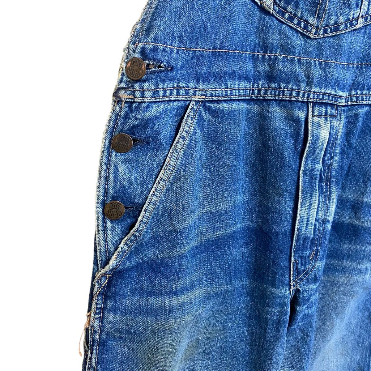 Big John × Japanese Brand Vintage Big John Denim Overall Size US 33 - 7 Thumbnail