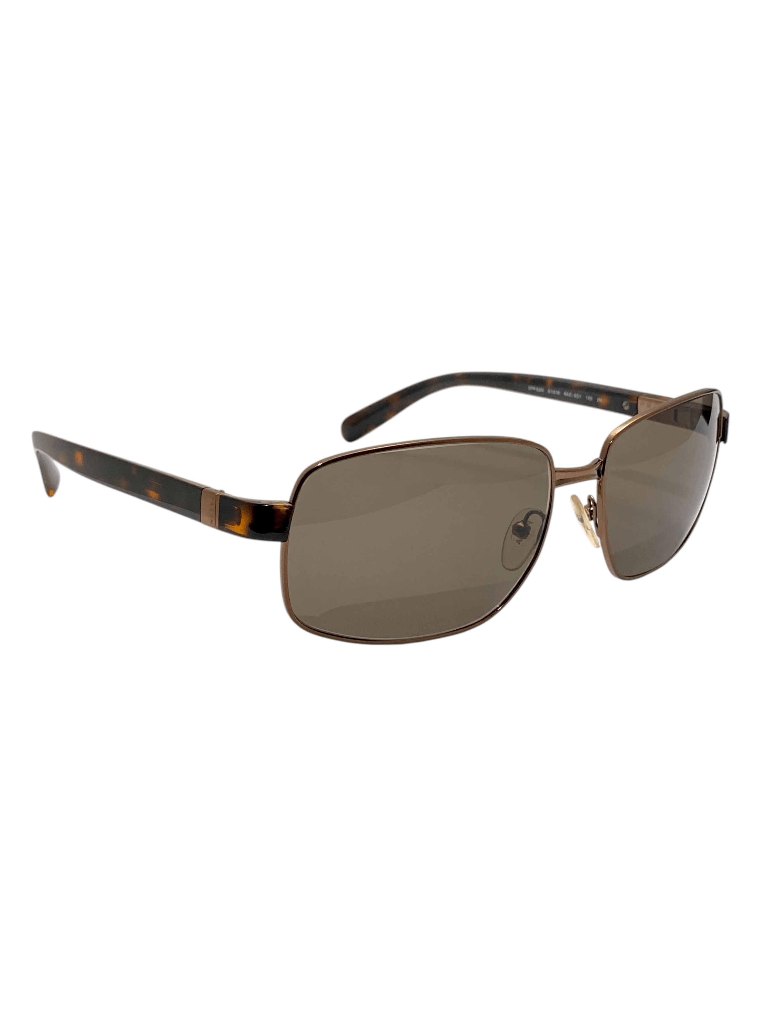 PRADA サングラス Oversized square metal sunglasses PRADA SPR 58W col. black