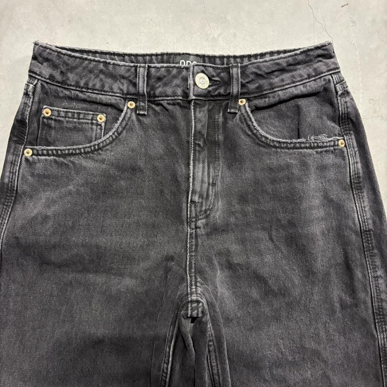 Vintage Crazy Vintage Y2K/2000s Baggy Wideleg Black Streetwear Grunge Denim Jeans! Size US 27 - 2 Thumbnail