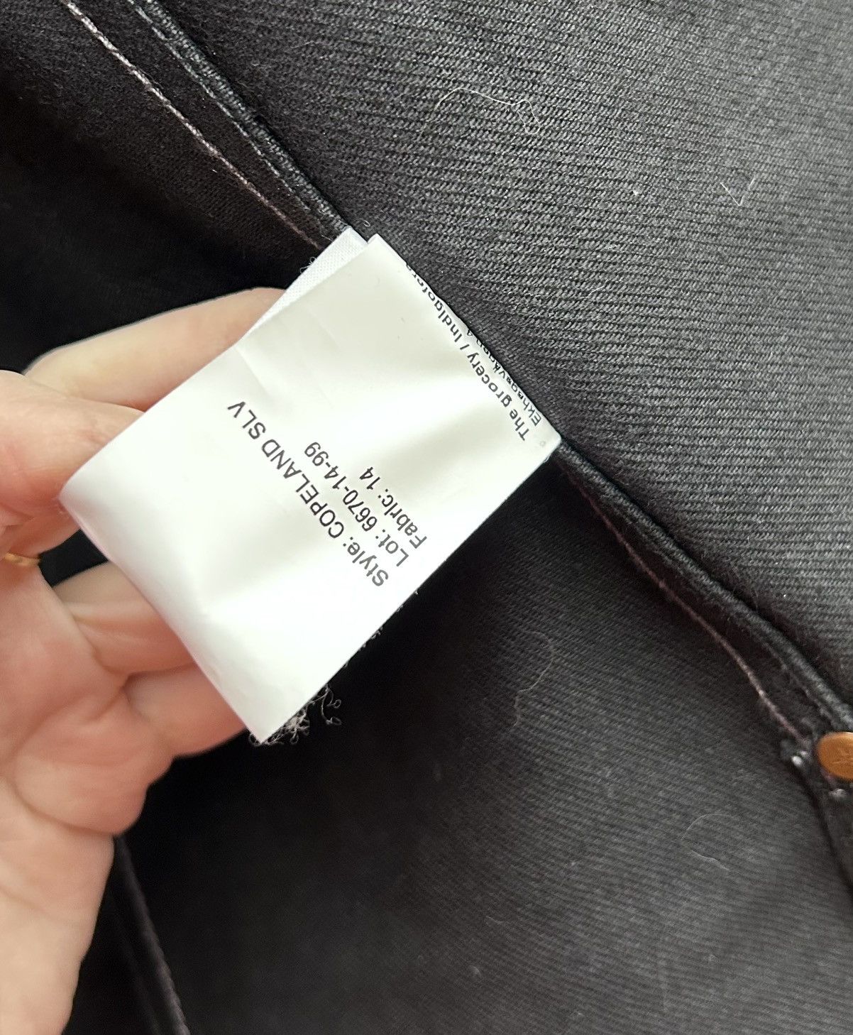 Indigofera Indigofera Copeland Slim Denim Jacket 14oz Black Selvedge Size US XS / EU 42 / 0 - 14 Thumbnail