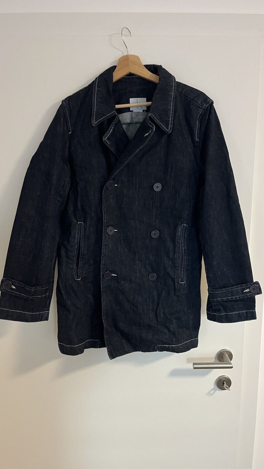 Calvin Klein Calvin Klein Jeans Dark Wash Coat Size L / US 10 / IT 46 - 1 Thumbnail