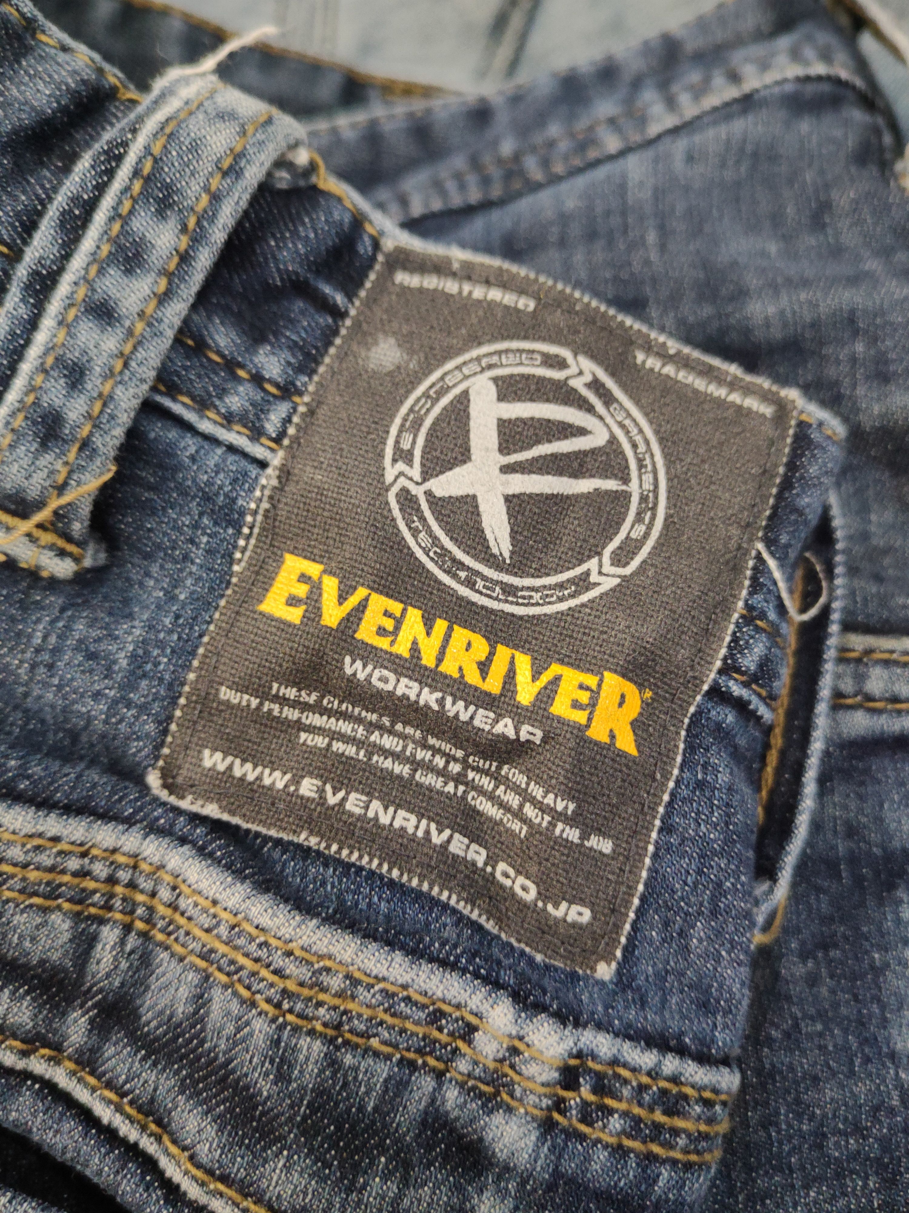 Japanese Brand Evenriver Distressed Ripped denim cargoJeans #W1989 Size 32" / US 10 / IT 46 - 13 Thumbnail