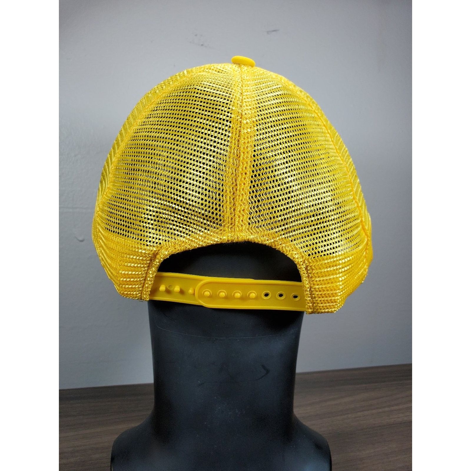 Vintage LeRoy's Repair & Rental Mesh Trucker Hat Yellow Snapback Cap Size ONE SIZE - 6 Thumbnail