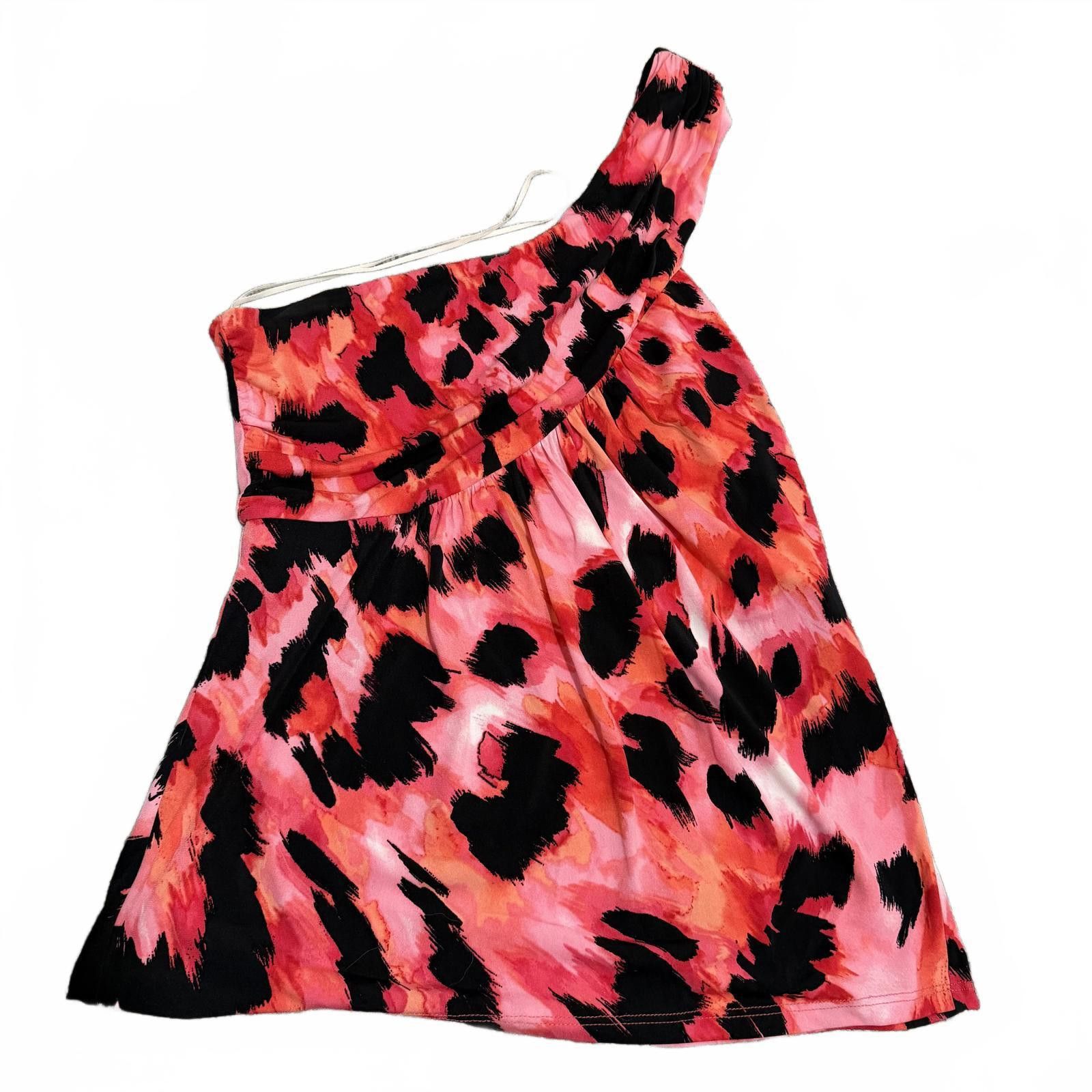 Other Cache One-Shoulder Animal Print Top Size Large Size L / US 10 / IT 46 - 3 Thumbnail