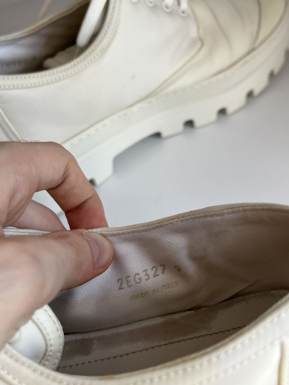 Designer × Prada × Vintage Vintage Prada Plain Logo Luxury Shoes Size US 9 / EU 42 - 11 Thumbnail