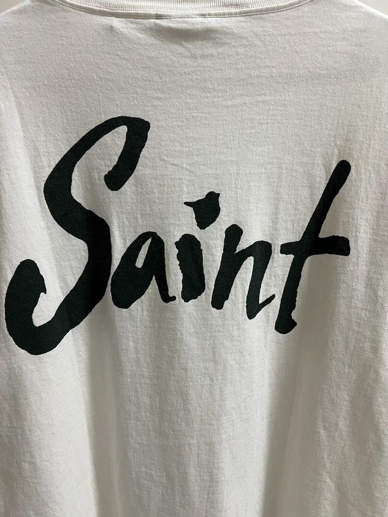 Saint Michael Saint Michael White slogan short sleeves Size US XL / EU 56 / 4 - 6 Thumbnail