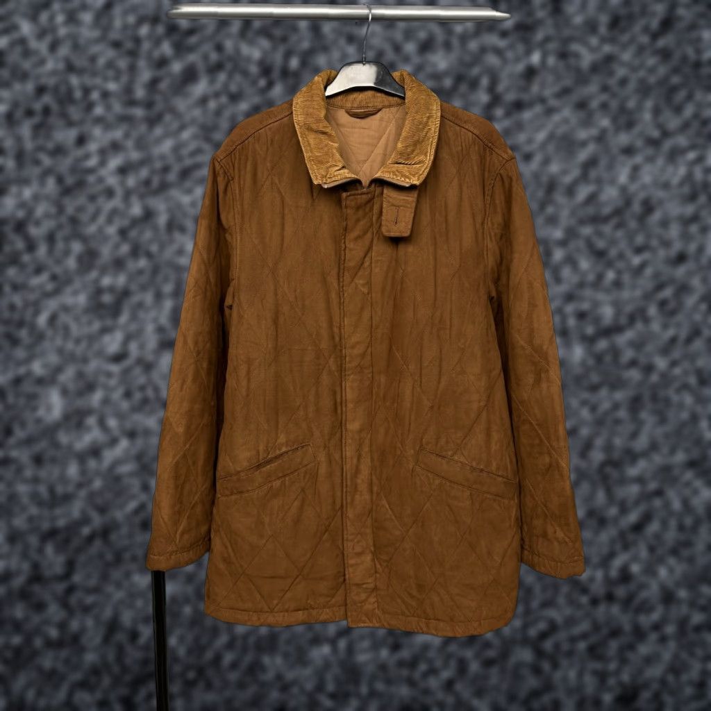 Paul Smith VINTAGE Paul Smith Jacket Mens Quilted XL Brown Windbreaker Size US XL / EU 56 / 4 - 1 Thumbnail