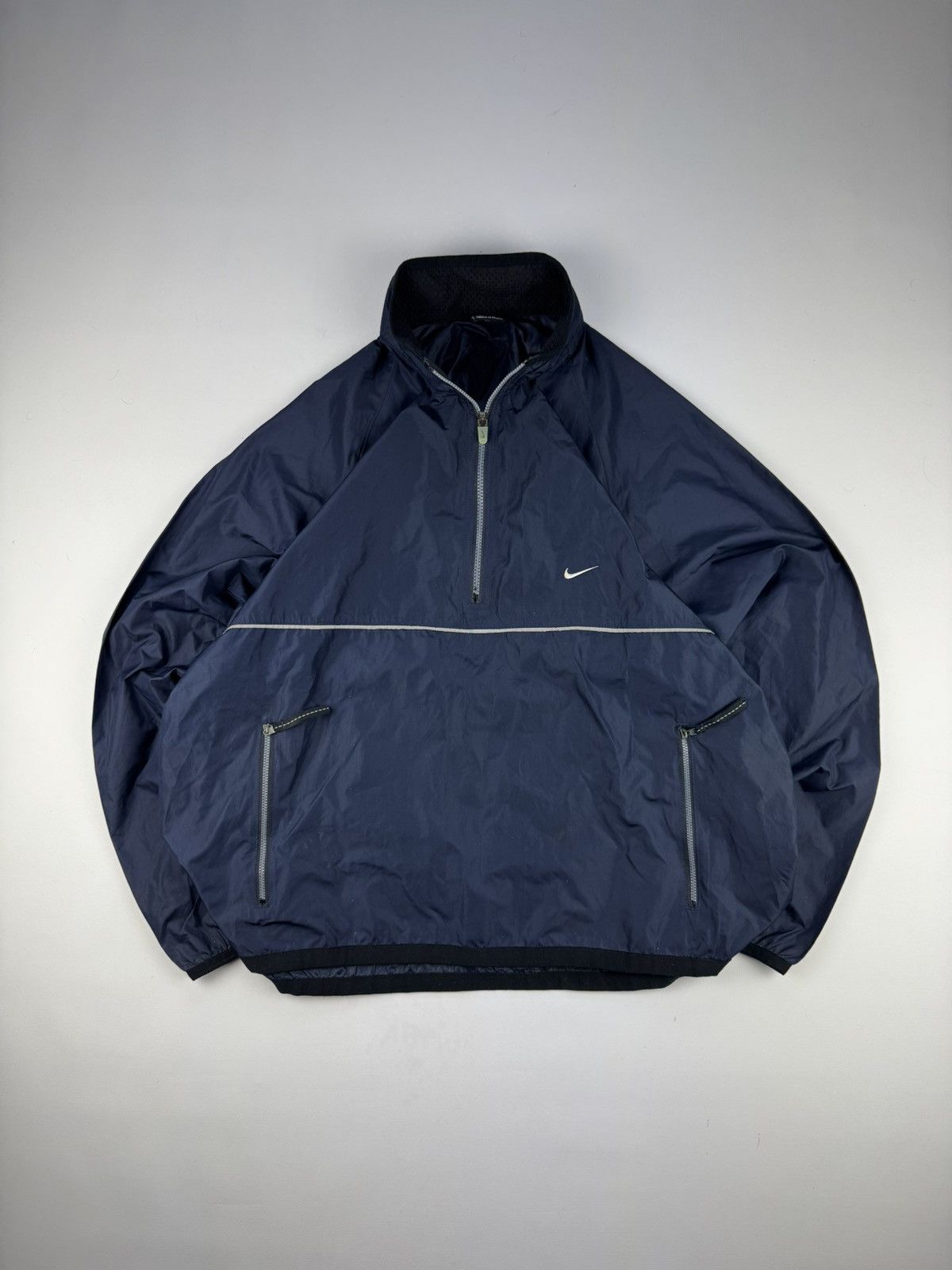 Nike × Vintage Nike Running 90’s Vintage Anorak Jacket Men’s Size US L / EU 52-54 / 3 - 1 Thumbnail