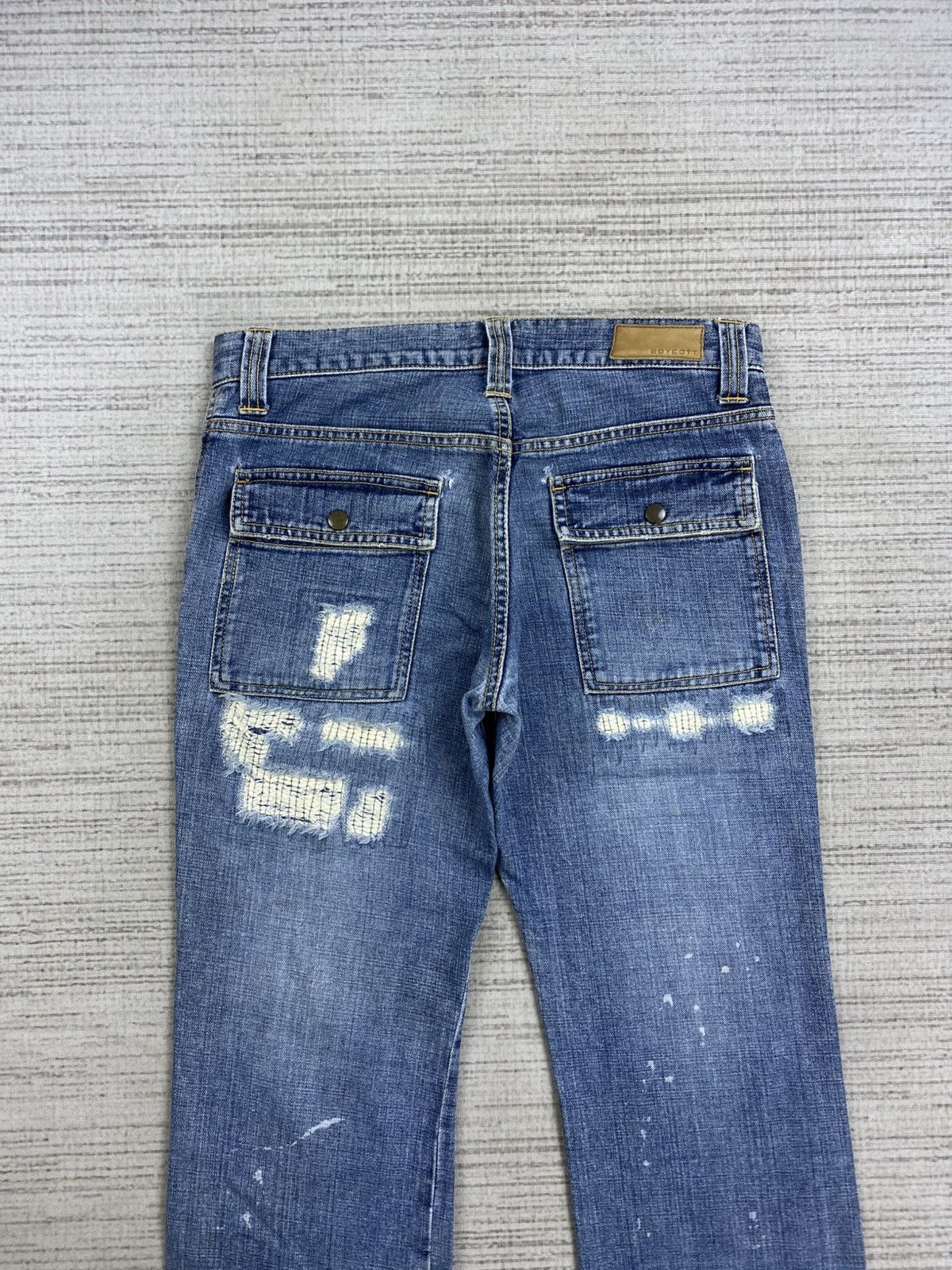 Boycott × Vintage Vintage Boycott Bush Pants Distressed Denim Rare Jeans Size US 32 / EU 48 - 8 Thumbnail