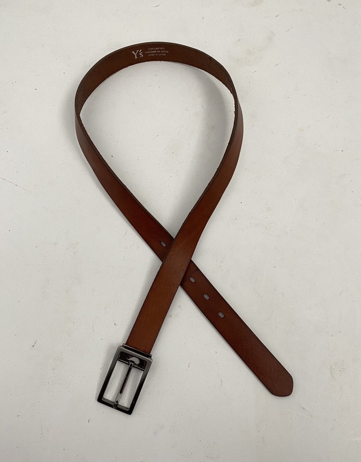 Y's Y's yohji yamamoto leather belt (Brown) Size ONE SIZE - 1 Thumbnail