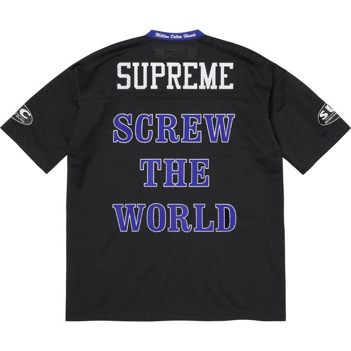 Supreme Supreme DJ Screw Jersey Black Size US M / EU 48-50 / 2 - 2 Thumbnail
