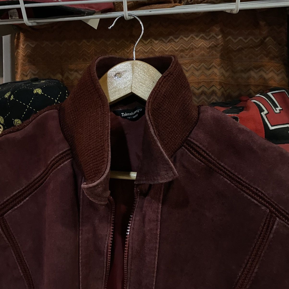 Japanese Brand Vintage takashimaya Japanese Brand Cow Hide Leather Jackets Size US M / EU 48-50 / 2 - 12 Thumbnail