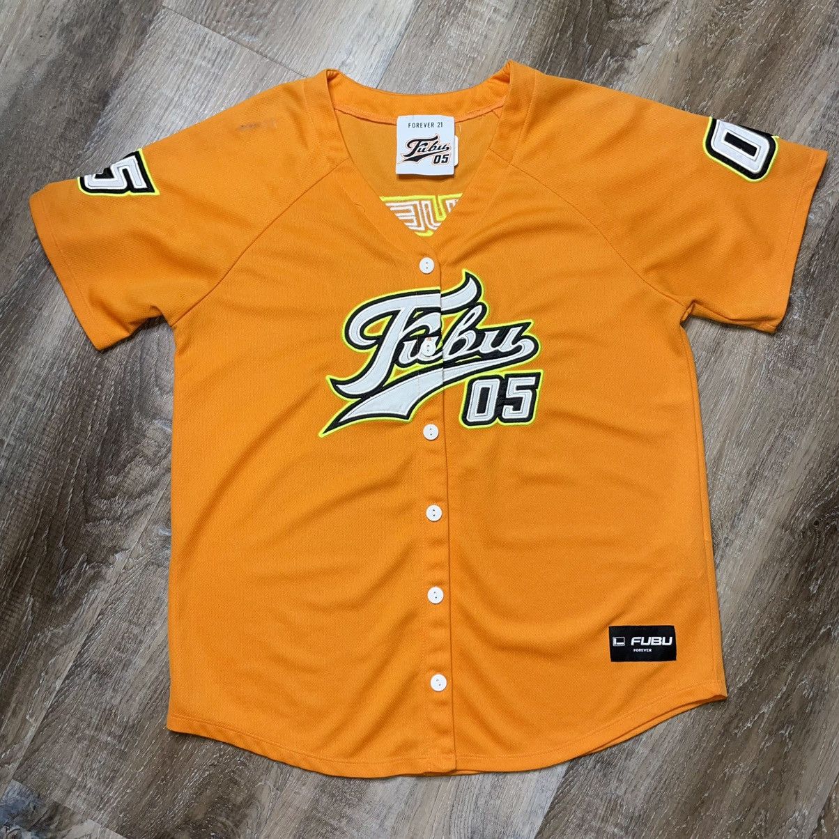 Fubu Fubu Forever 21 Baseball Jersey Top Womens Small Vintage Y2K Size M / US 6-8 / IT 42-44 - 1 Thumbnail