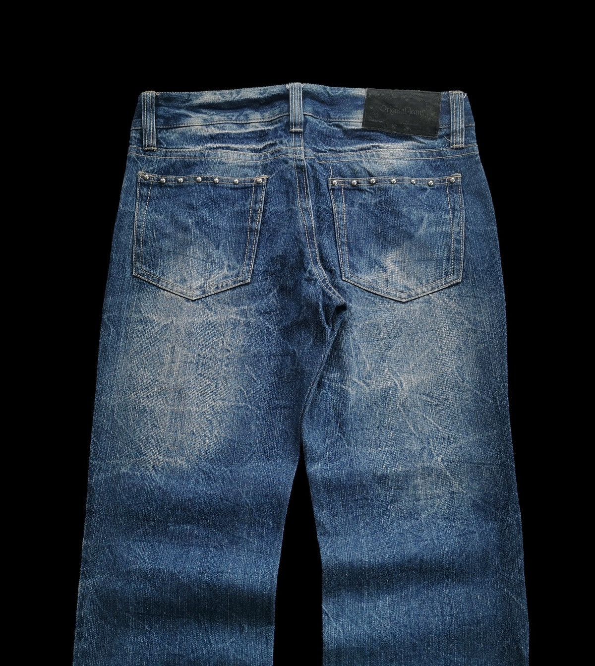 Japanese Brand The Vintage Standard Studded Original Jeans Distressed Denim Size US 32 / EU 48 - 3 Thumbnail