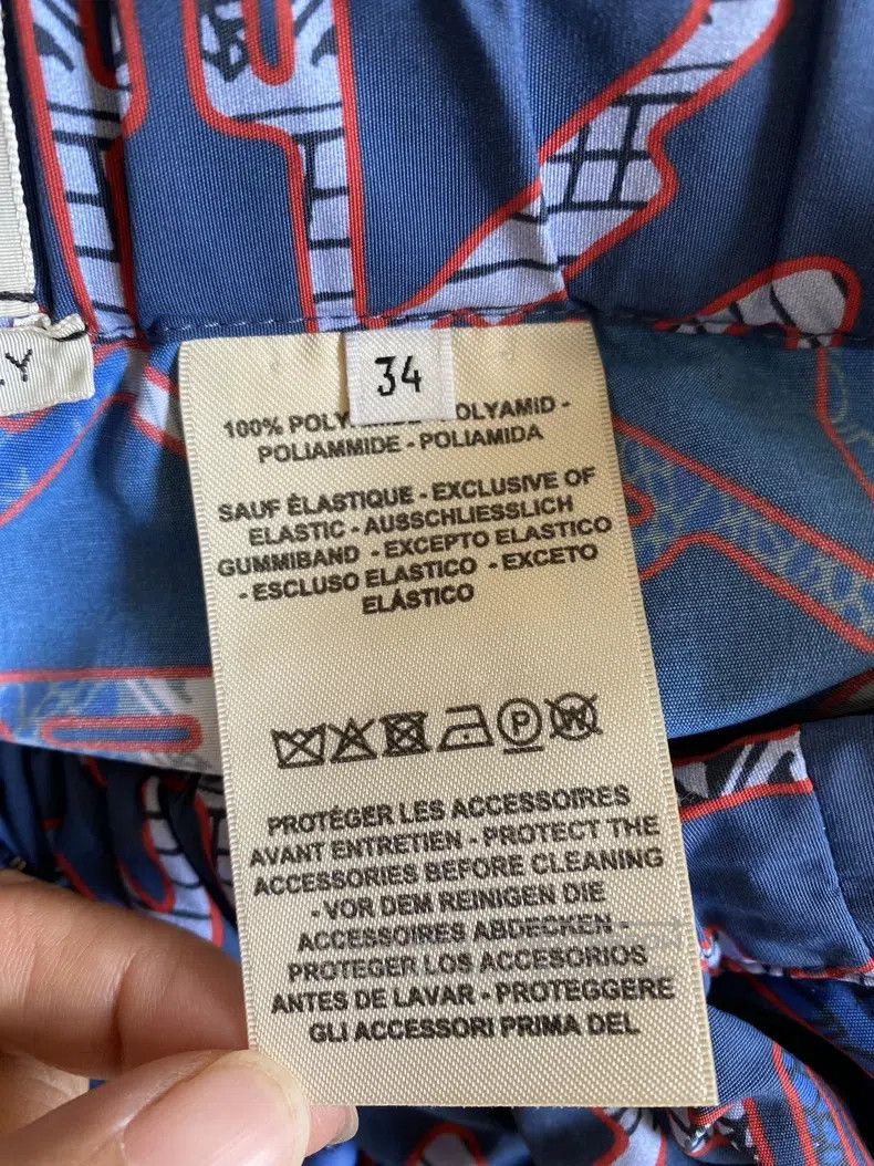 Hermes Hermes Blue printed shorts Size 42" / US 20 - 5 Thumbnail