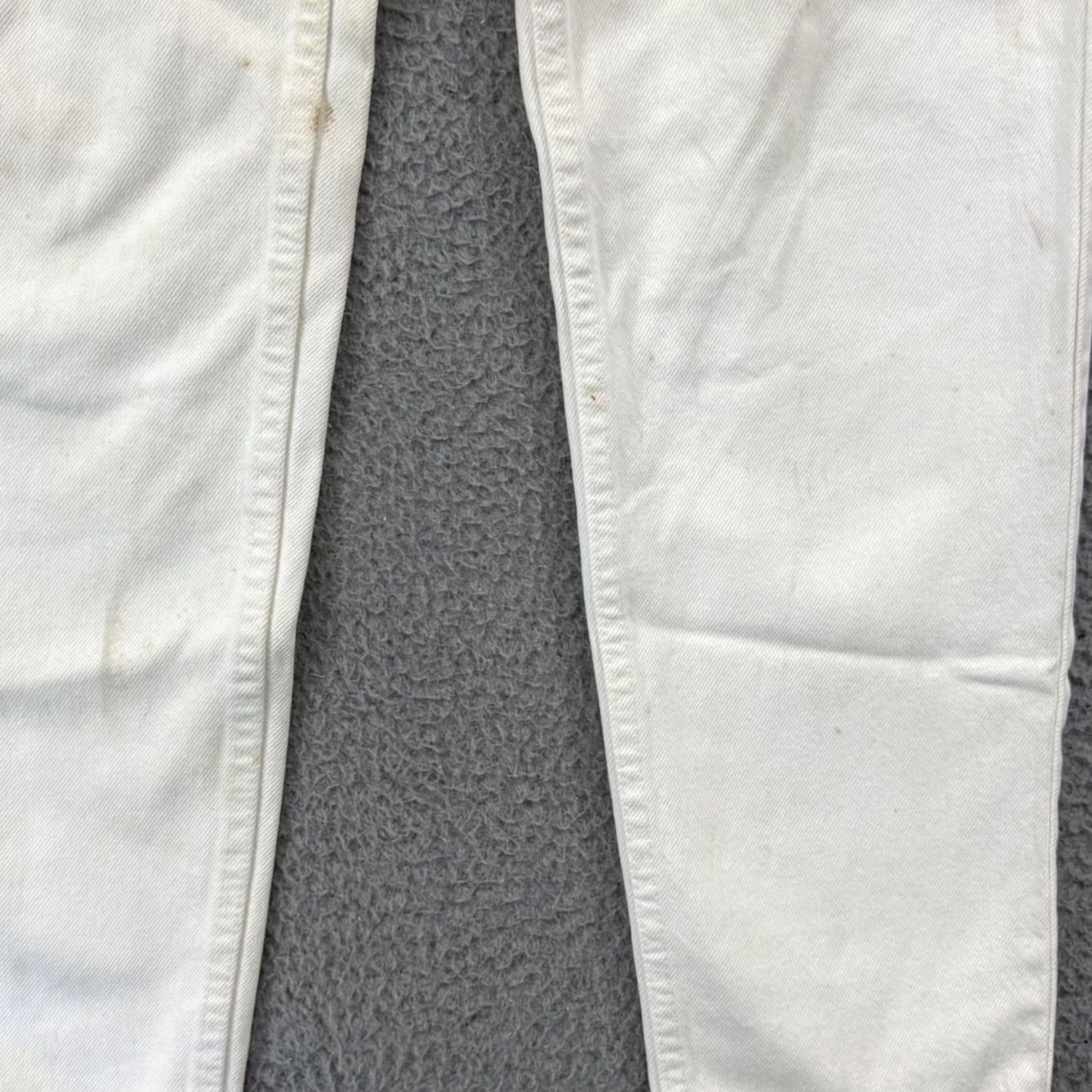 Levi's VINTAGE Levi's 550 Jeans Womens 11 White Denim 90s Relaxed Tapered Leg USA Size 32" / US 10 / IT 46 - 5 Thumbnail