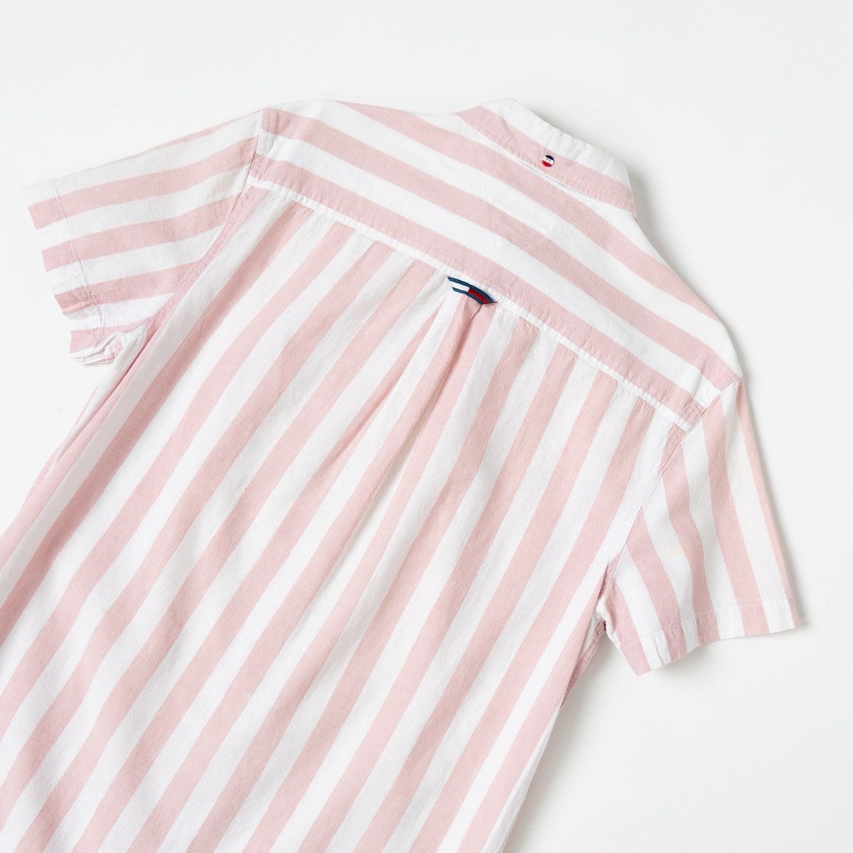 Tommy Hilfiger Tommy Hilfiger Mens Striped Shirt Cotton Linen Button Up Size US M / EU 48-50 / 2 - 4 Thumbnail