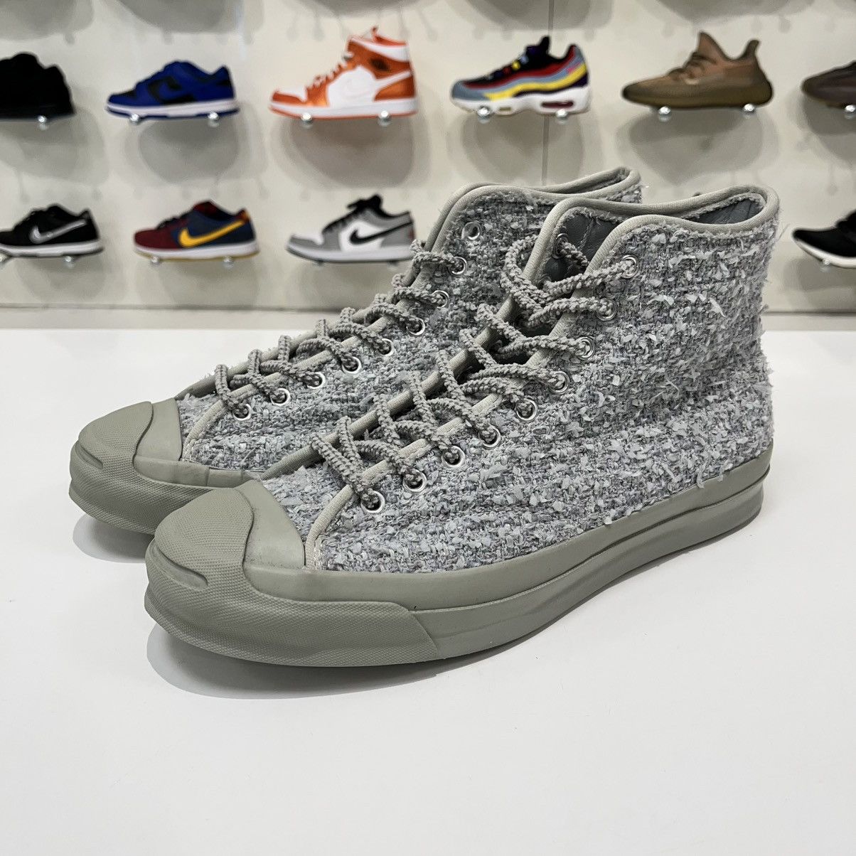 Converse Converse x Bunney Jack Purcell High Top Grey Size US 9.5 / EU 42-43 - 2 Thumbnail