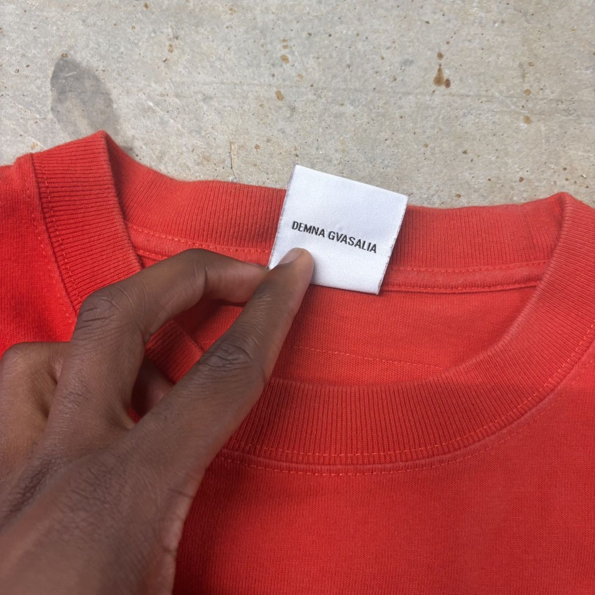 Vetements Vetements AW 20 work in progress red cotton t-shirt Size US XXL / EU 58 / 5 - 7 Thumbnail