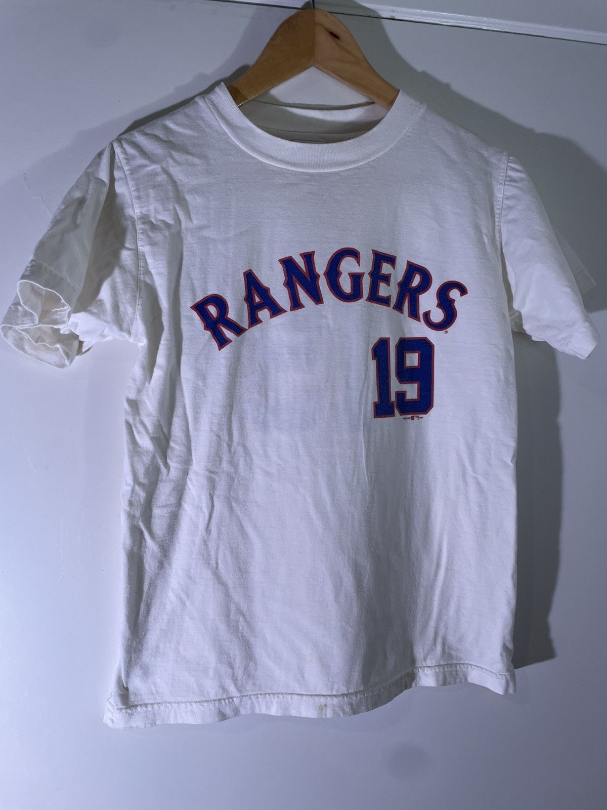 Vintage Y2K 2000’s VTG Vintage Rangers Kapler MLB Baseball T Shirt Size US S / EU 44-46 / 1 - 1 Thumbnail