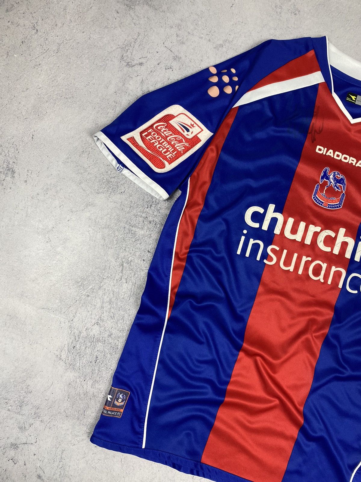 Diadora × Vintage Vintage Diadora Crystal Palace Soccer Jersey Boys Size US S / EU 44-46 / 1 - 2 Thumbnail