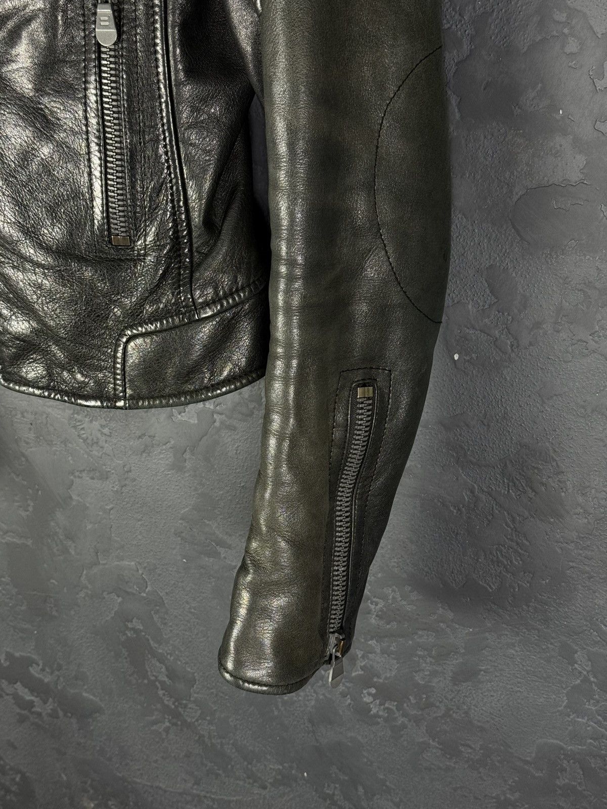 Balenciaga Balenciaga Vintage Women’s Biker Leather Jacket Size S / US 4 / IT 40 - 12 Thumbnail