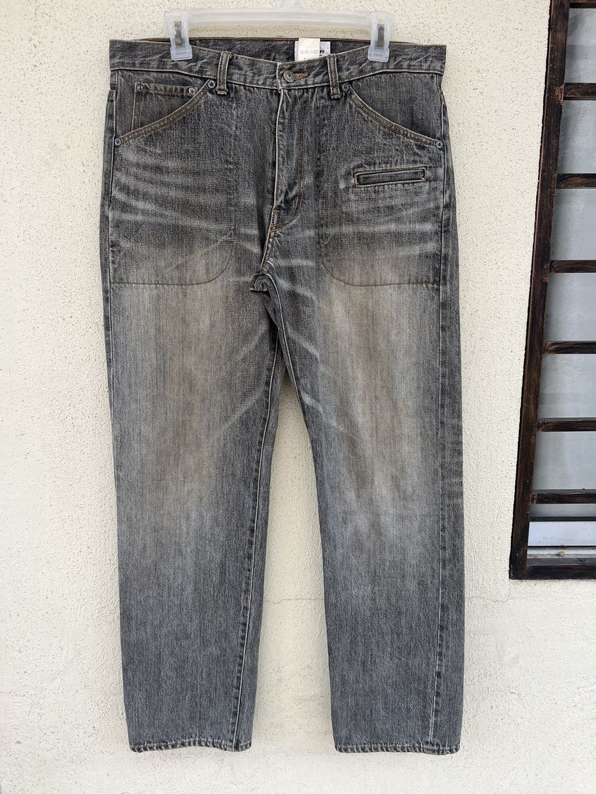 QUENCHLOUD Vintage QUENCH TOKYO Dirty Mud Denim Selvedge Jeans Size US 32 / EU 48 - 6 Thumbnail
