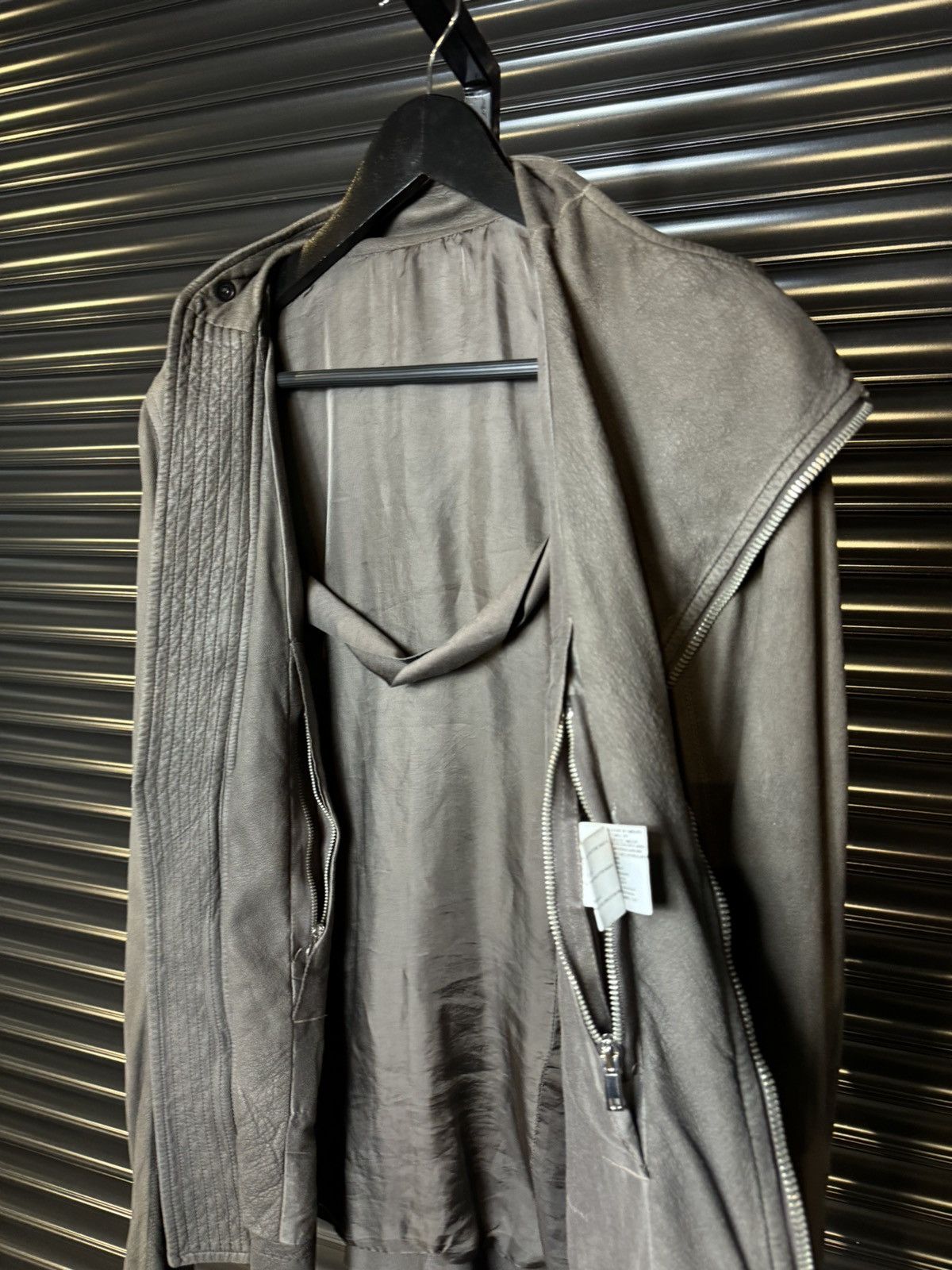 Rick Owens Rick Owens FW11 'ANTHEM' Brown Blistered Lamb Zipper Jacket Size US M / EU 48-50 / 2 - 8 Thumbnail