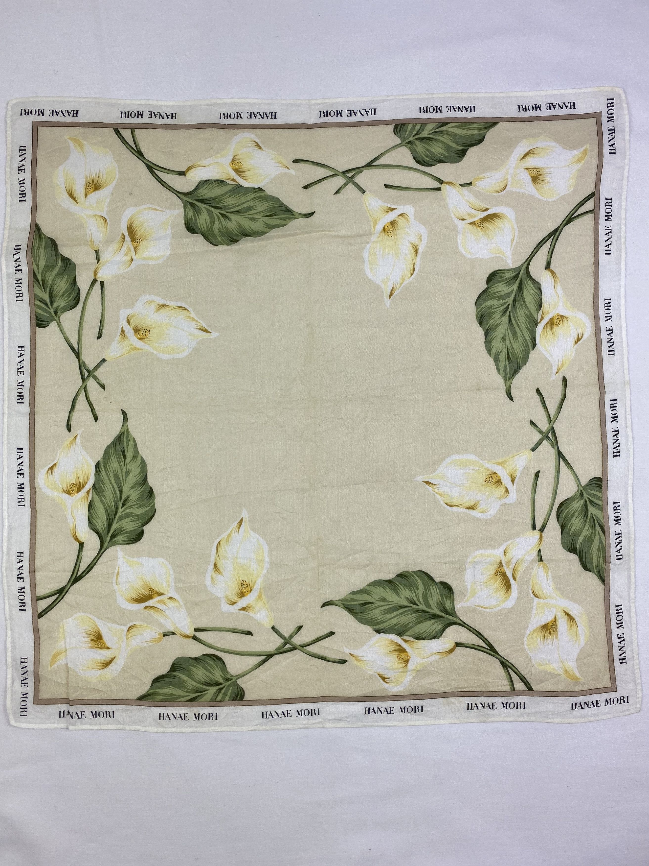 Hanae Mori × Japanese Brand × Vintage Hanae Mori Handkerchief / Bandana / Neckerchief Size ONE SIZE - 3 Thumbnail
